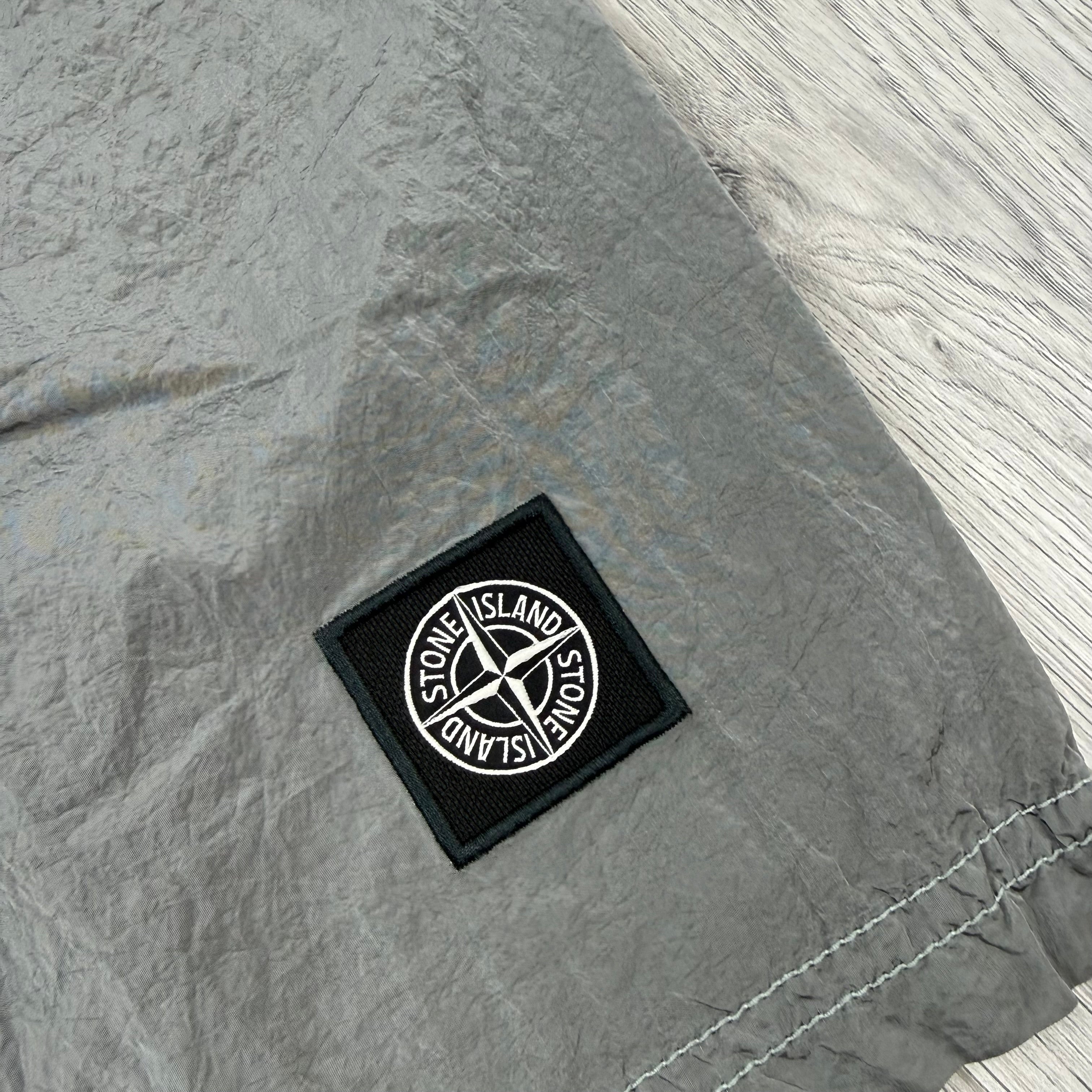 Stone Island Metal Swim Shorts - Pearl Grey