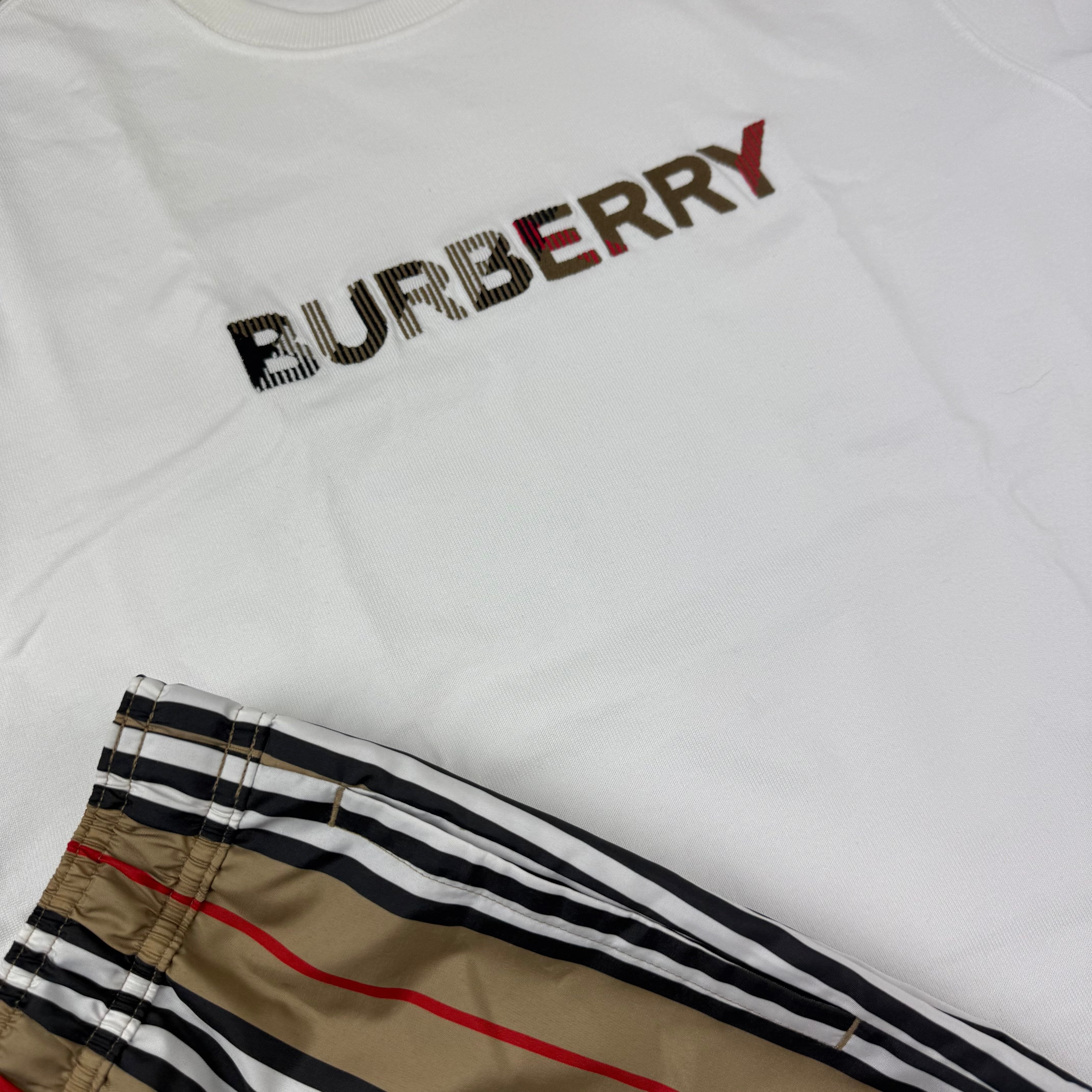 Burberry Holiday Set - White/Beige