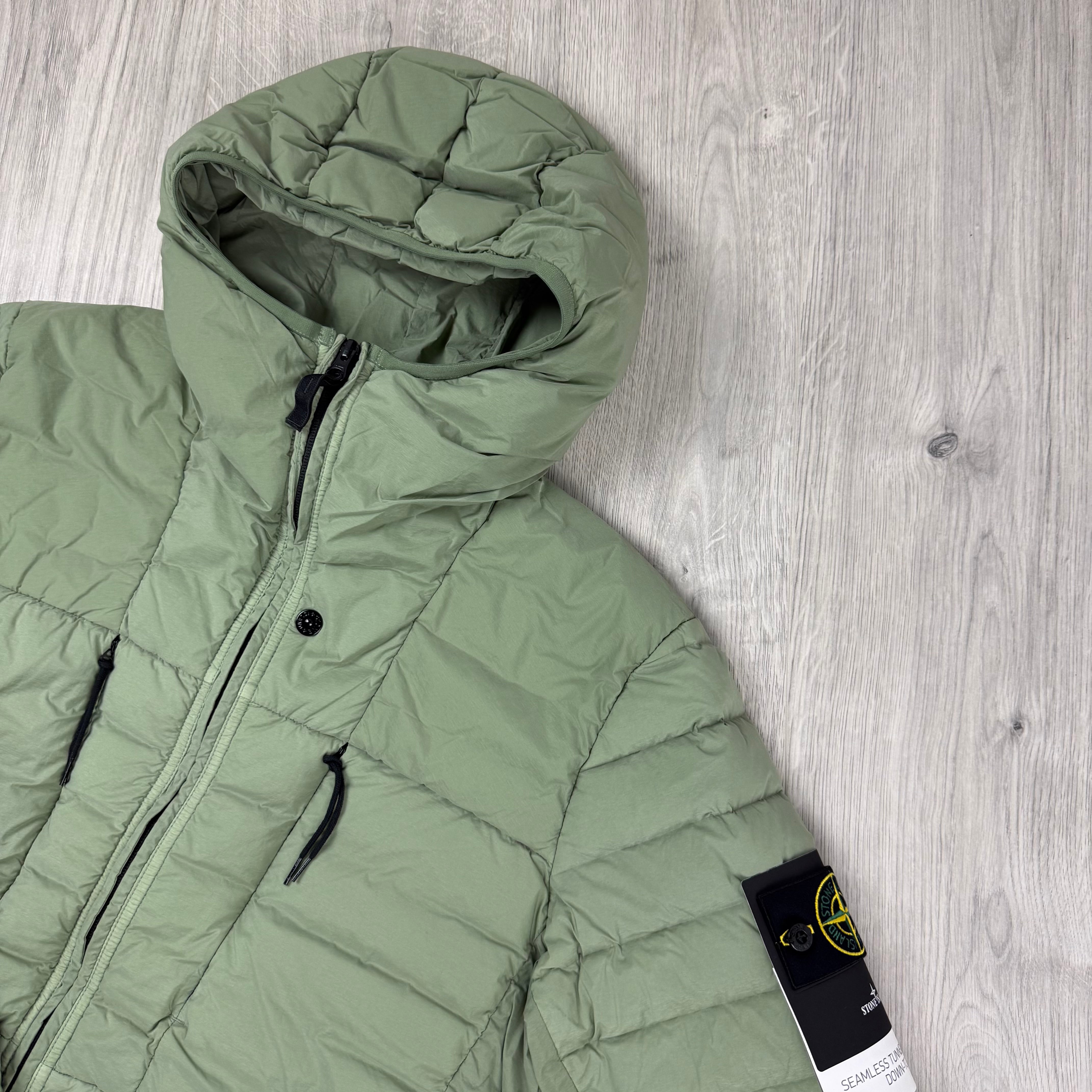 Stone Island Seamless Down Jacket - Sage