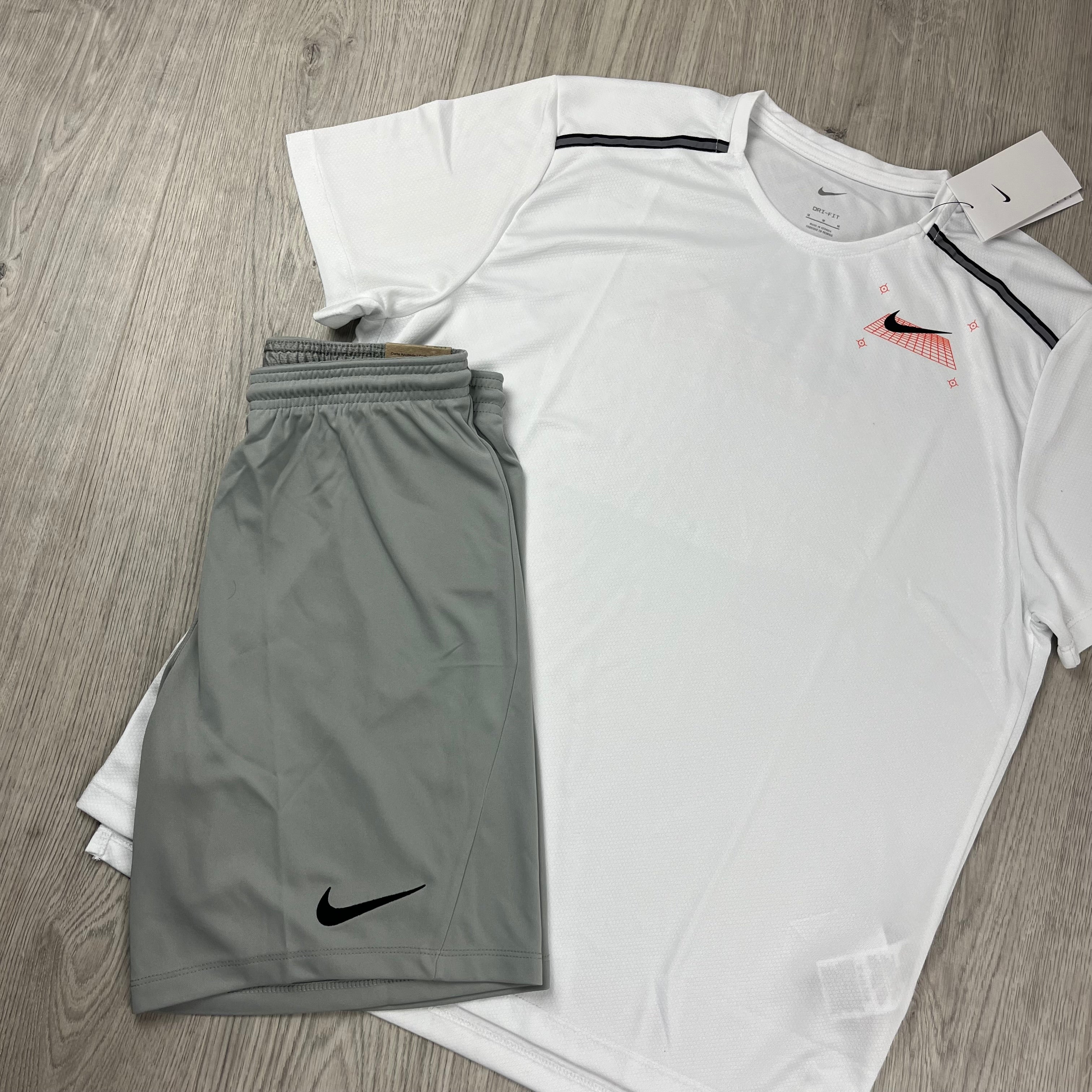 Nike Miler Set - White/Grey