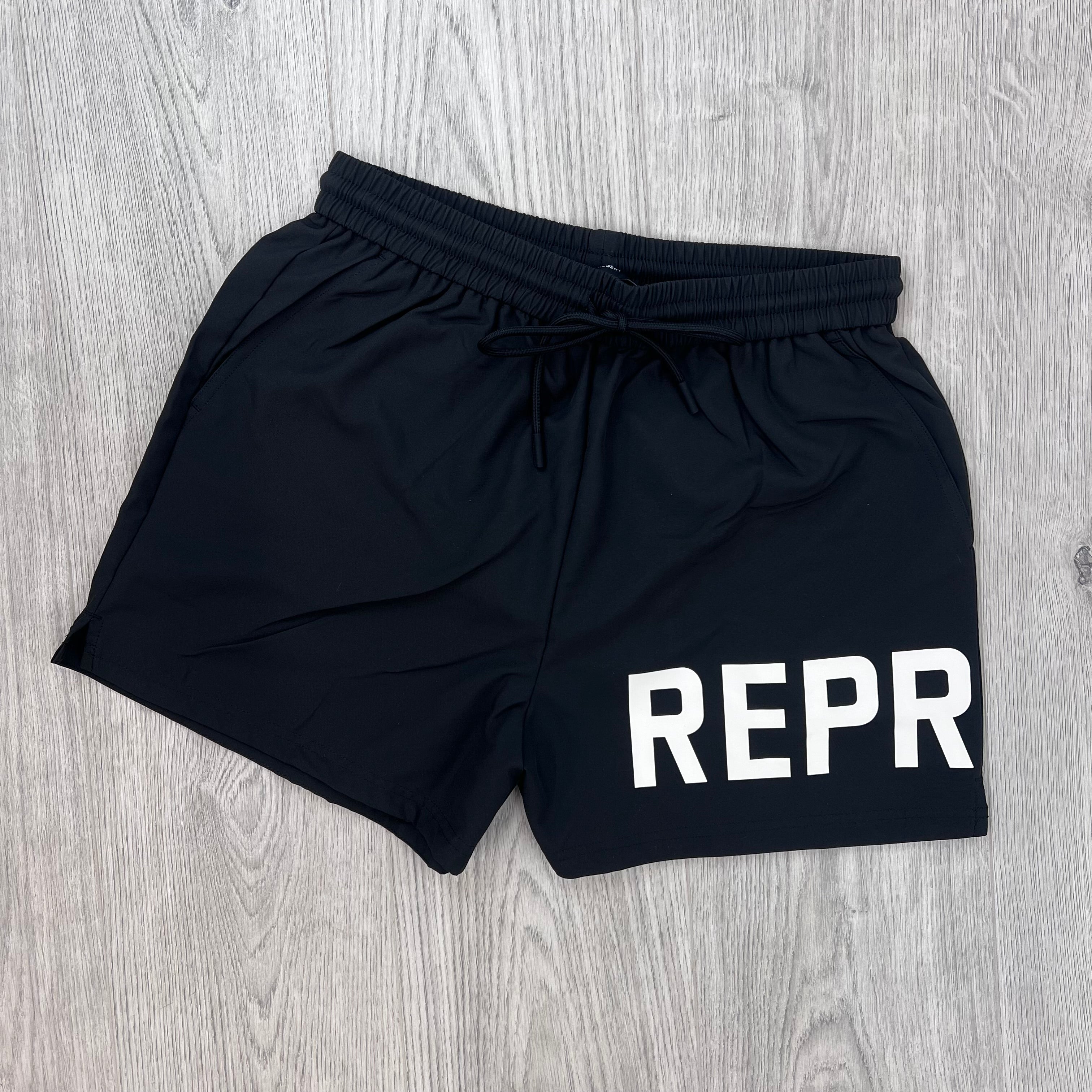 Represent Swim Shorts - Black
