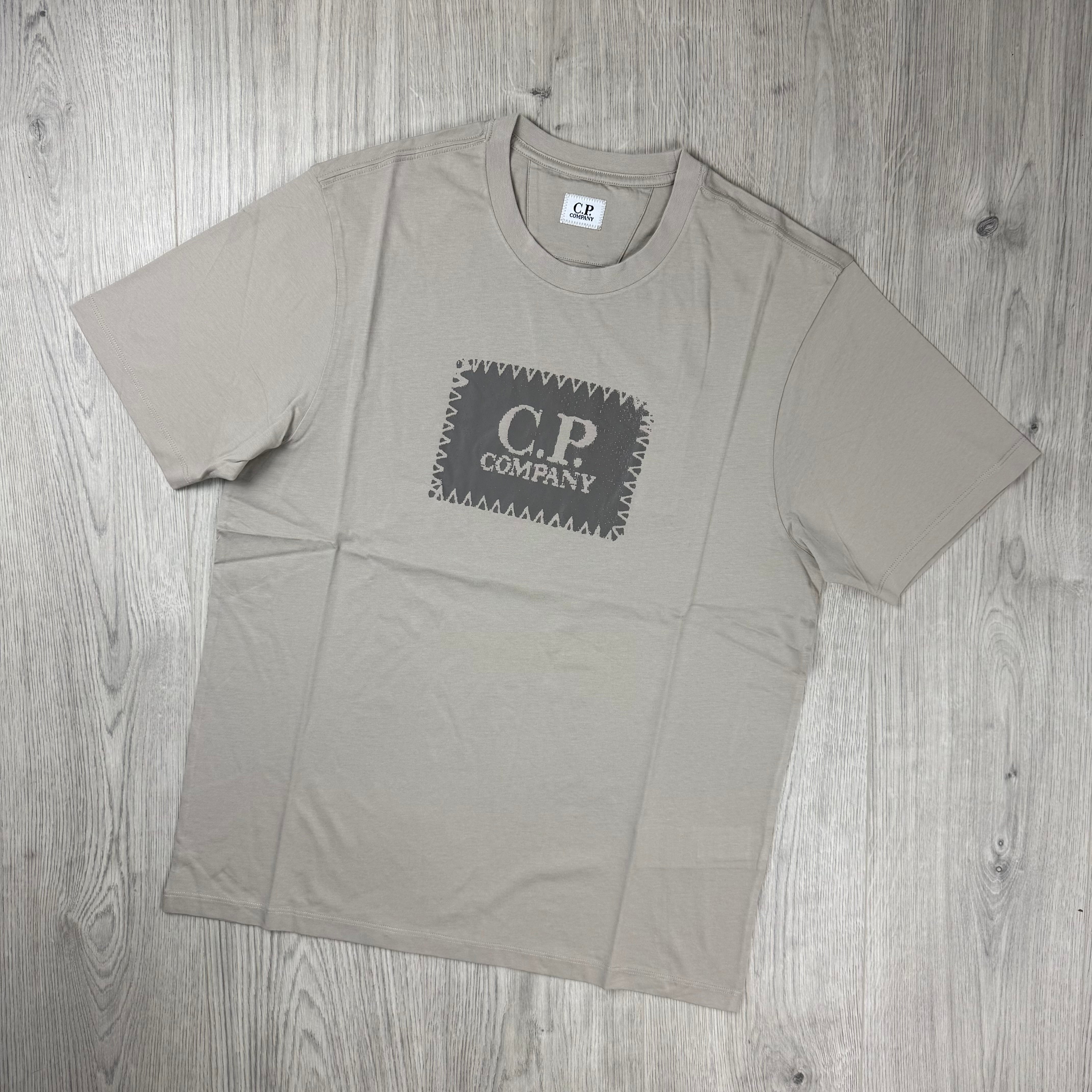 CP Company Stamp T-Shirt - Dove