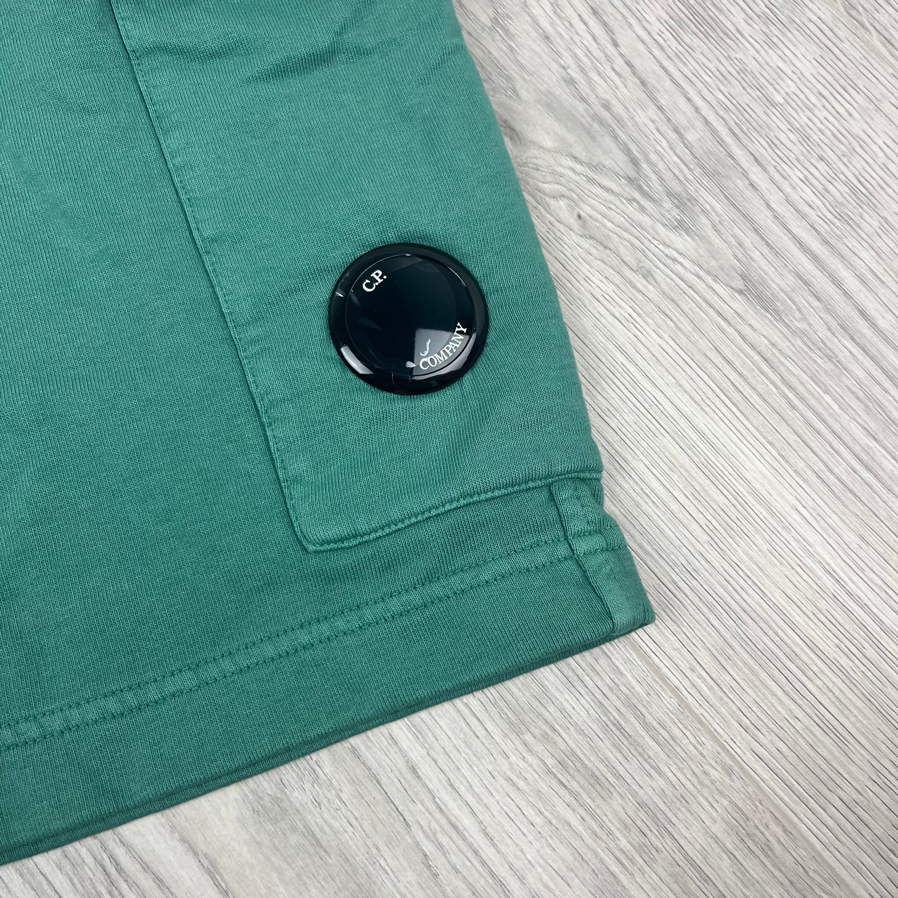 CP Company Jersey Shorts - Frosted Spruce