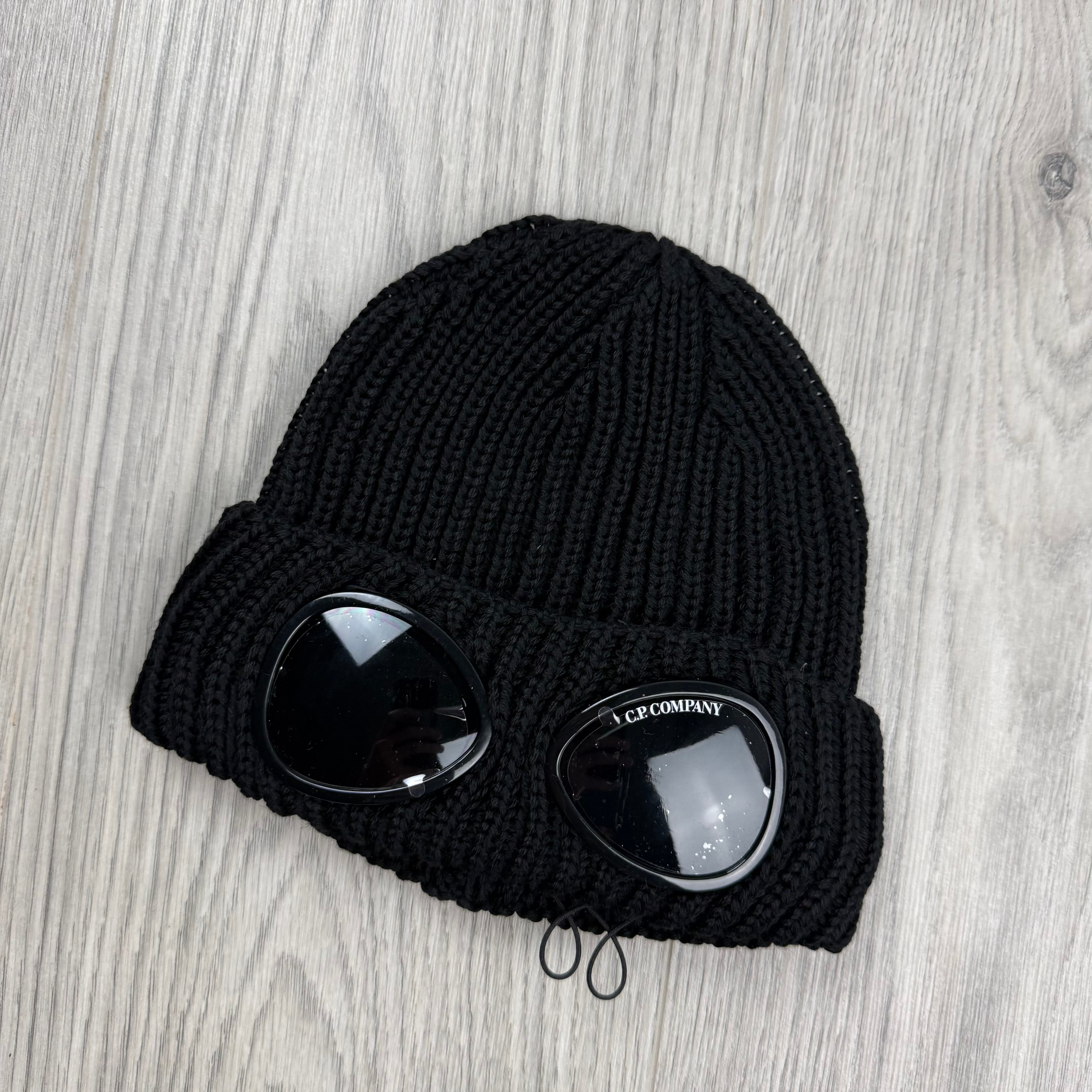 CP Company Junior Goggle Beanie - Black
