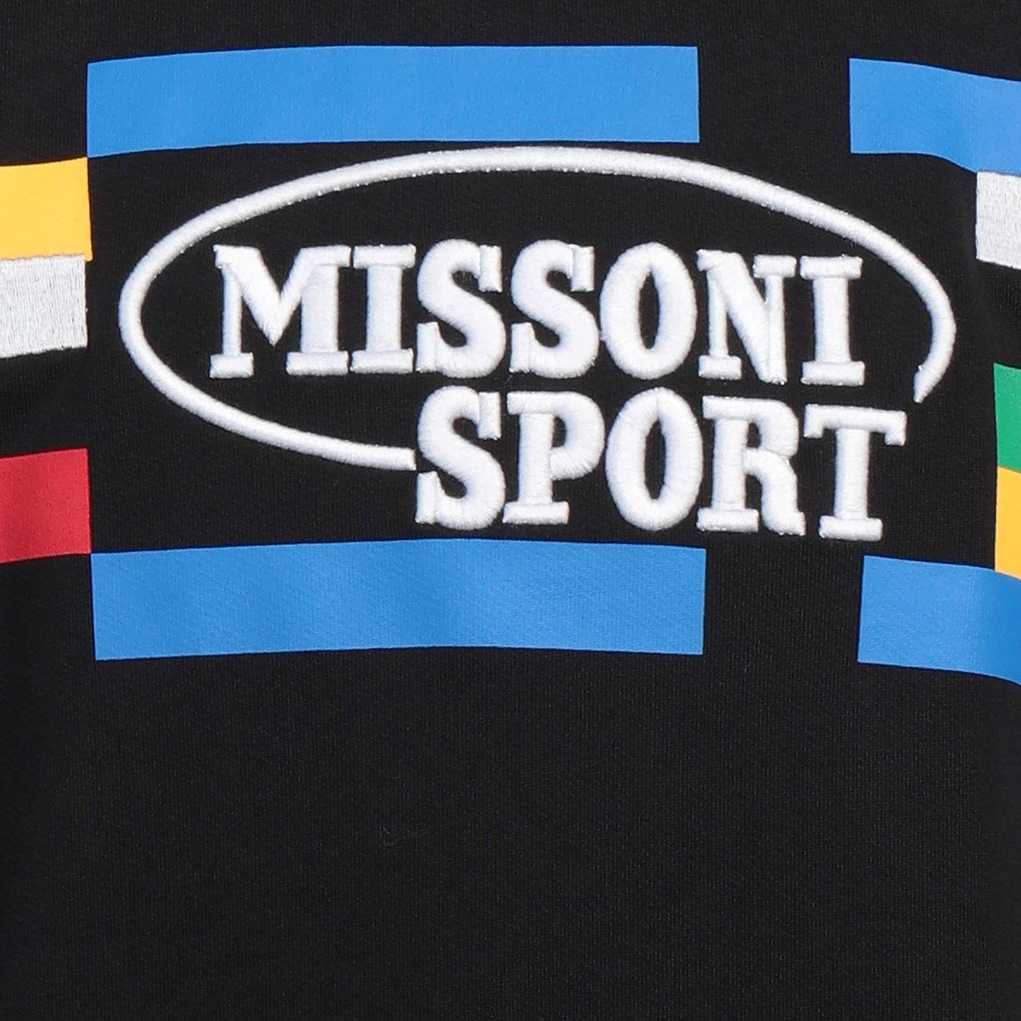 Men's Missoni Sport Sweatshirt in Black. On sale at Open Attire.