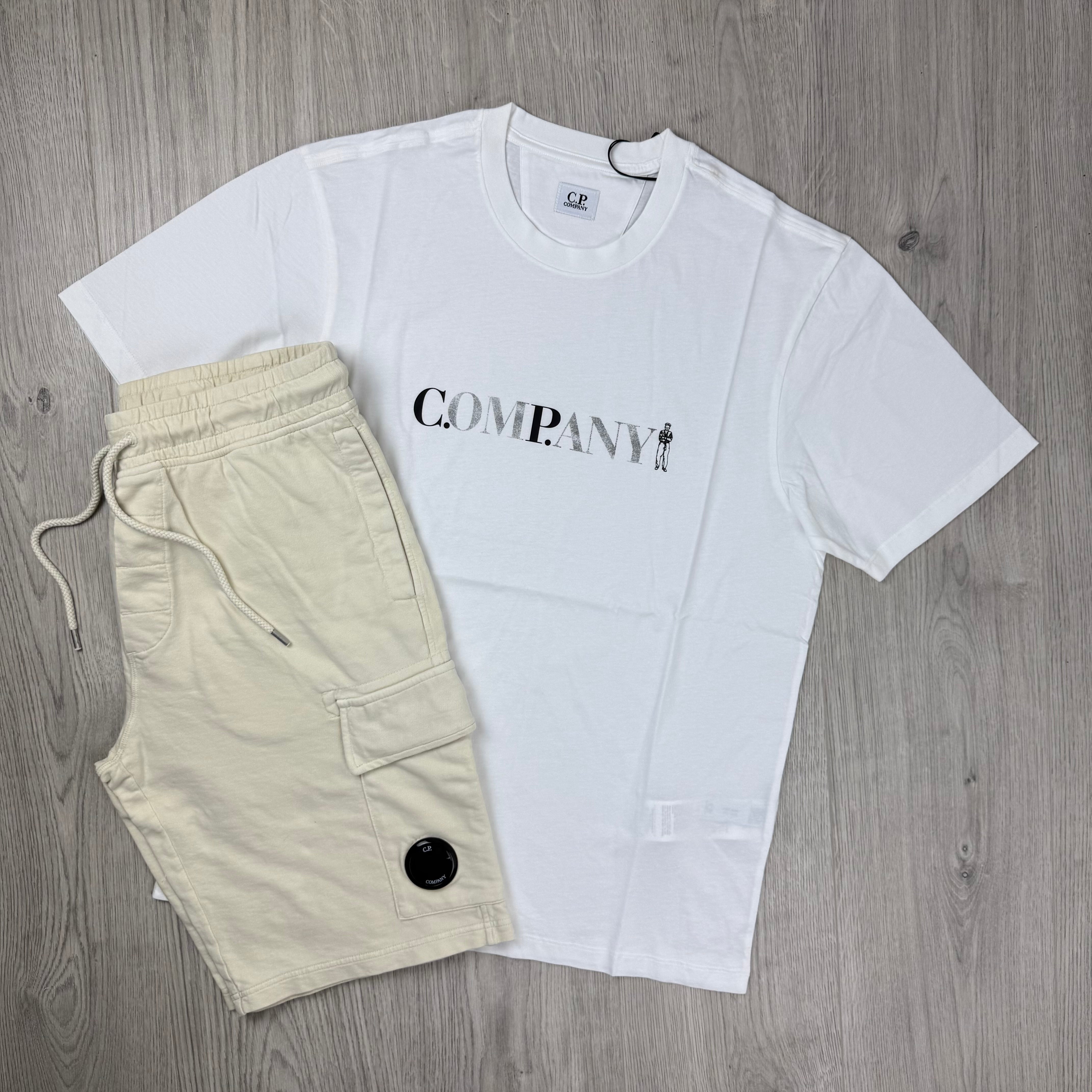 CP Company Set - White/Frozen Dew