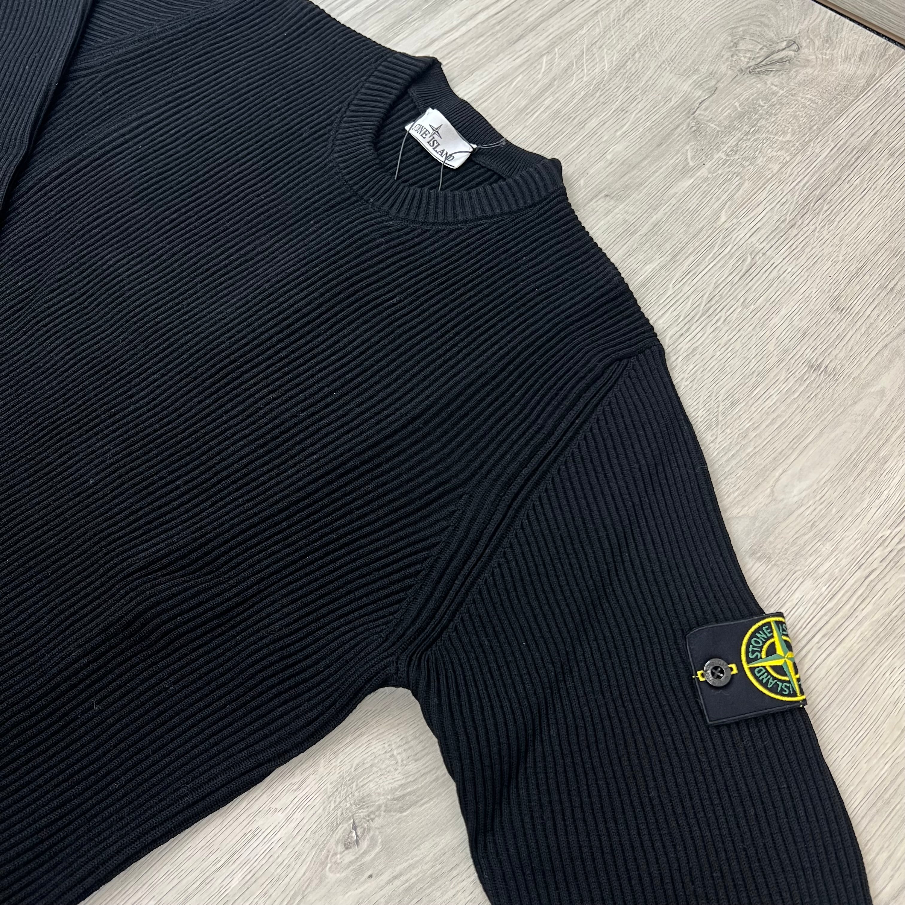 Stone Island Knit Sweatshirt - Black