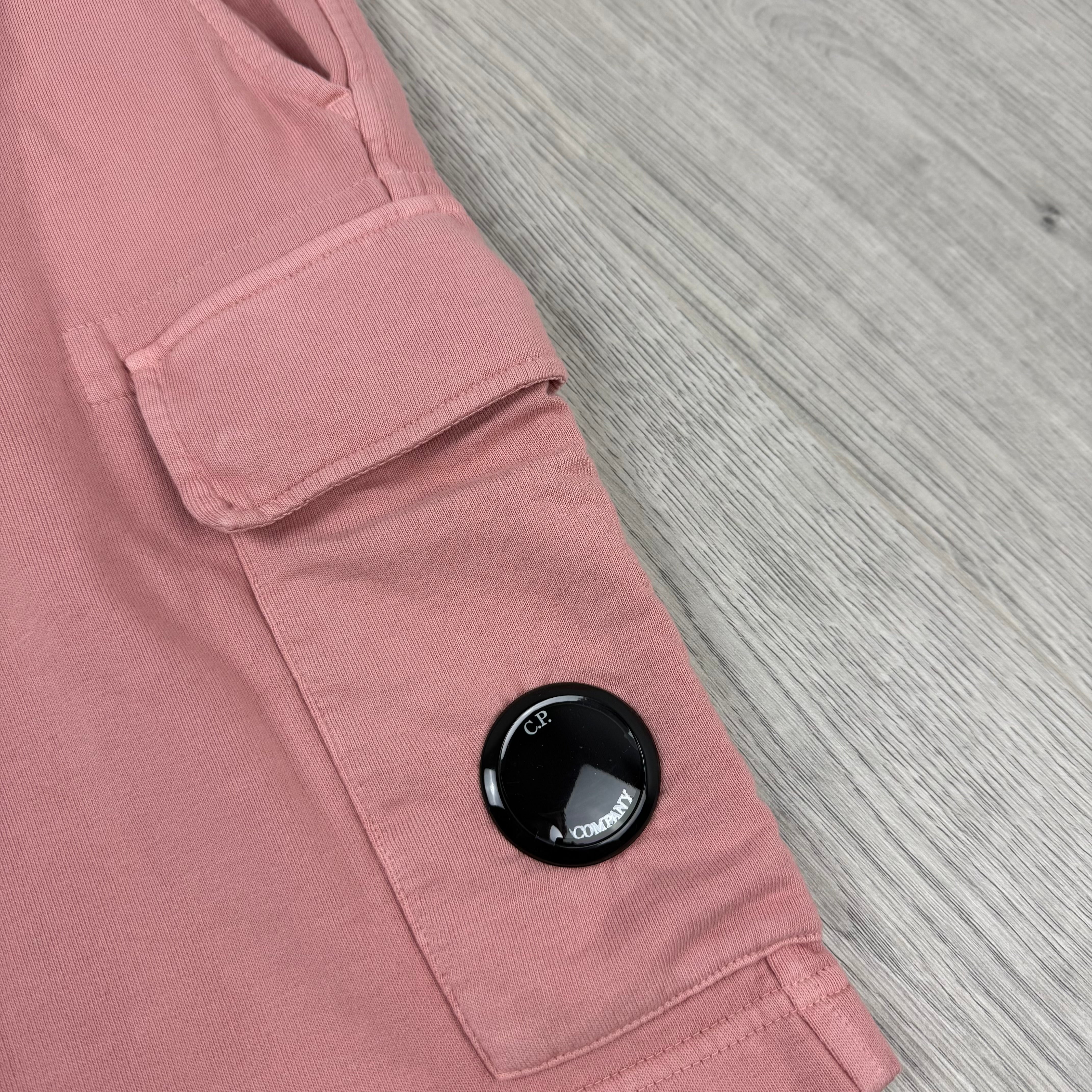 CP Company Jersey Shorts - Pale Mauve