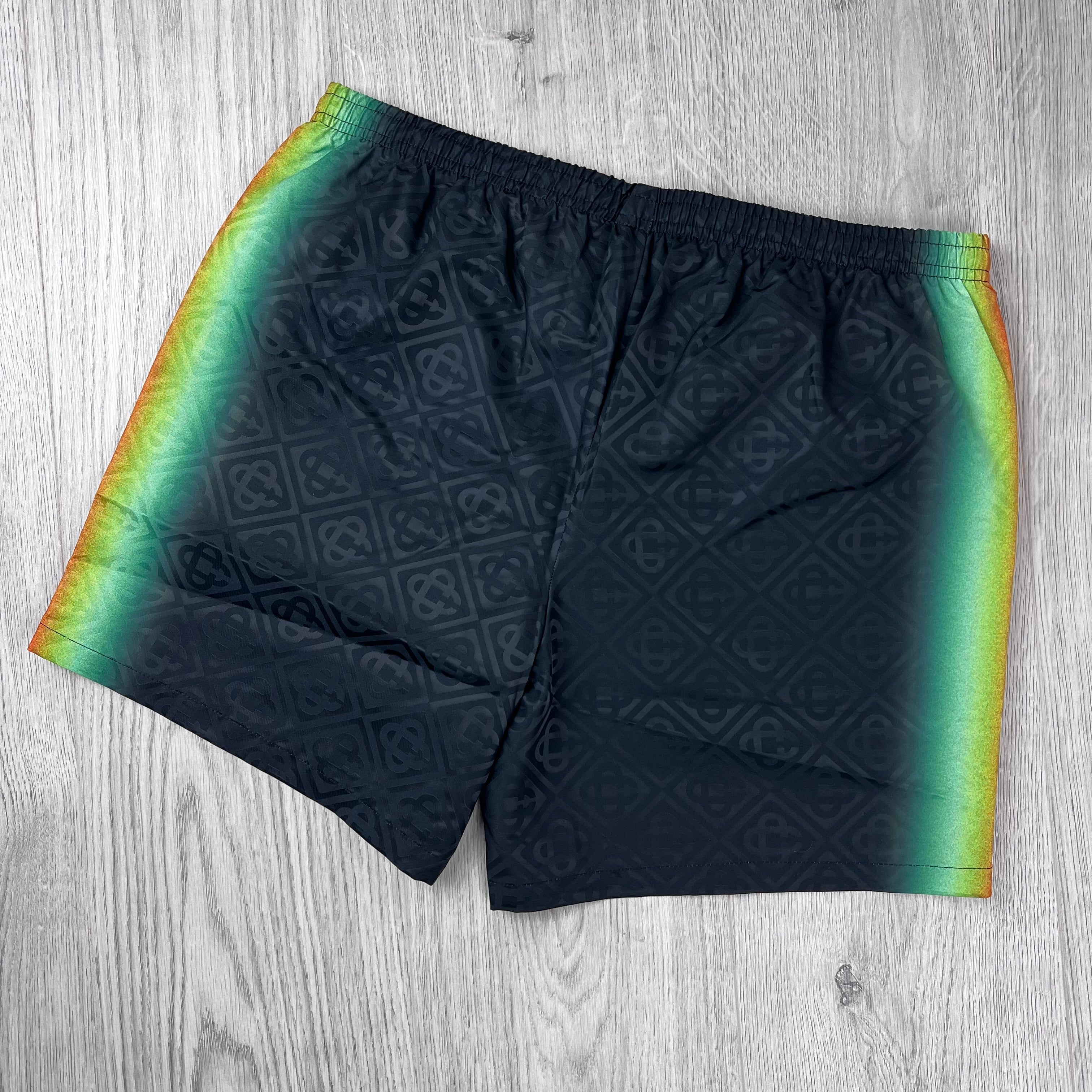 Casablanca 'Melting' Swim Shorts - Black