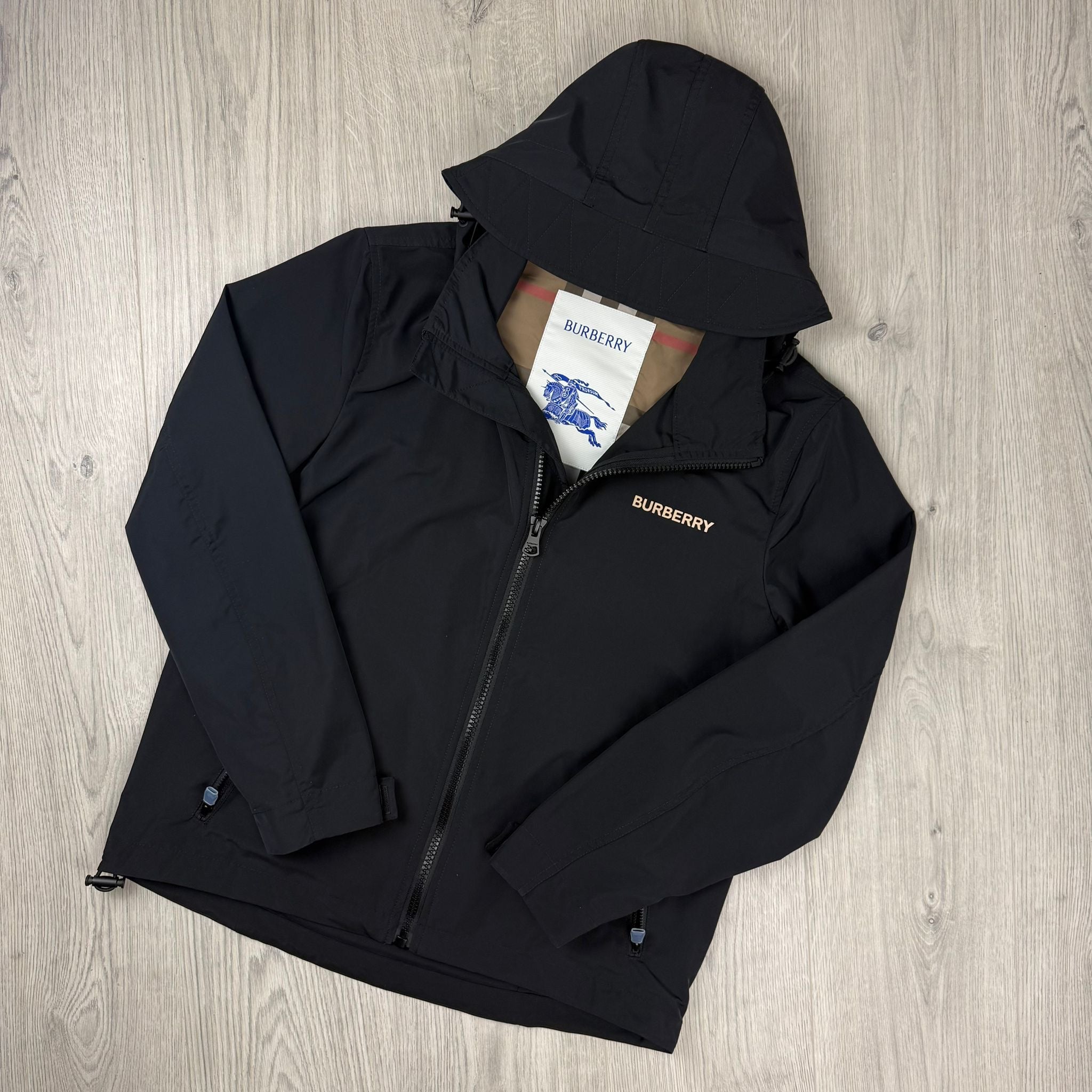 Burberry 'Hargrave' Rain Jacket - Black