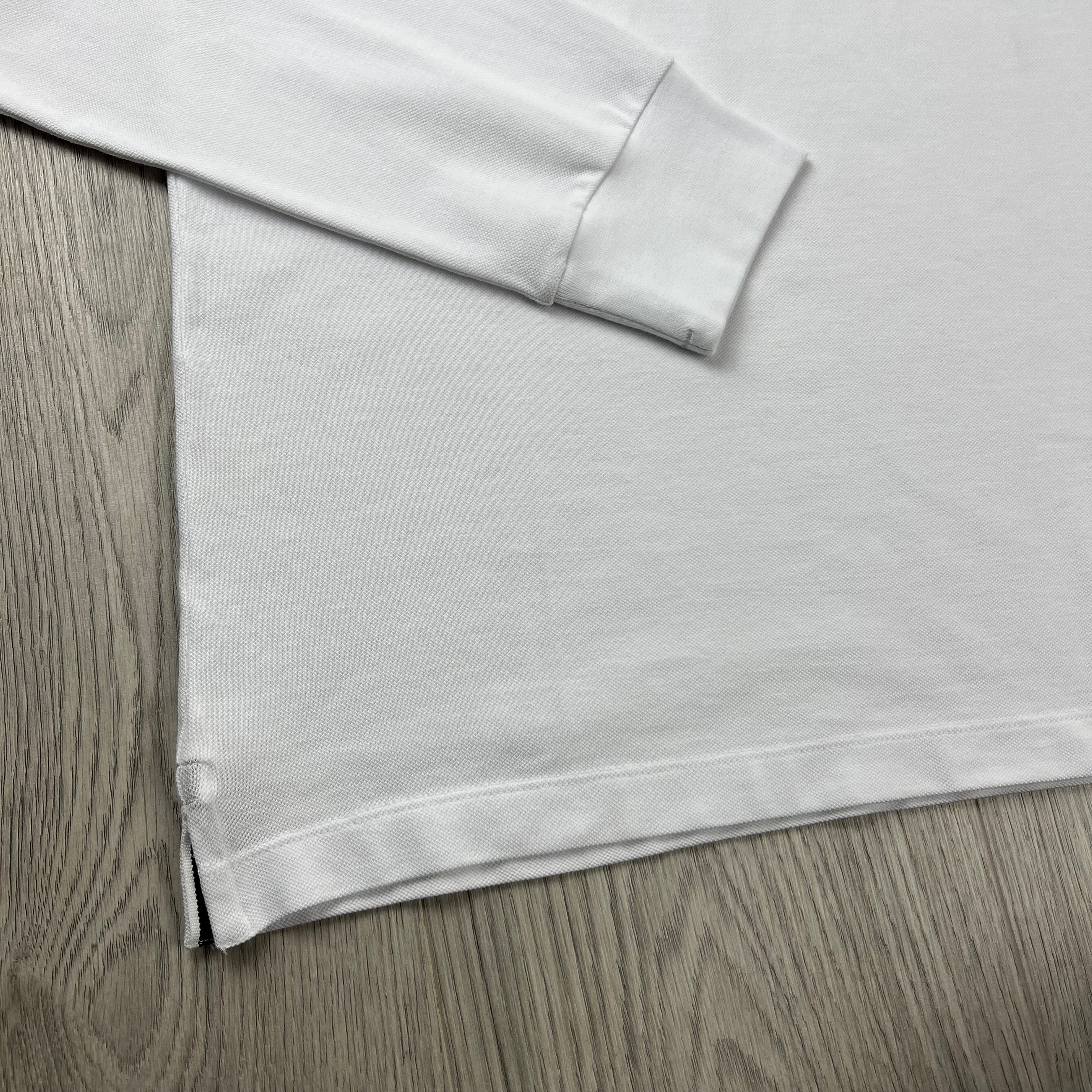 Stone Island Patch Polo Shirt - White