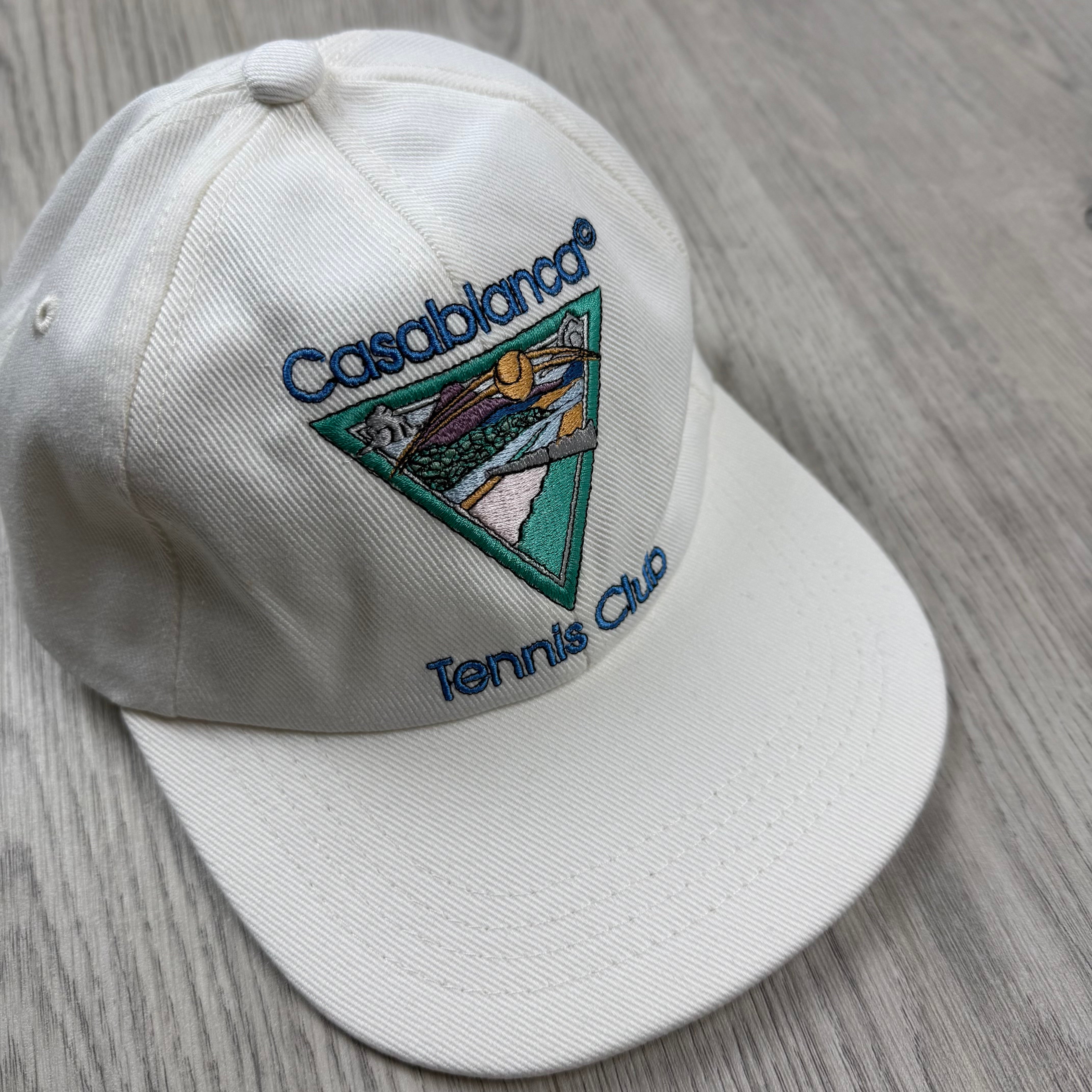 Casablanca 'Tennis Club' Baseball Cap - White
