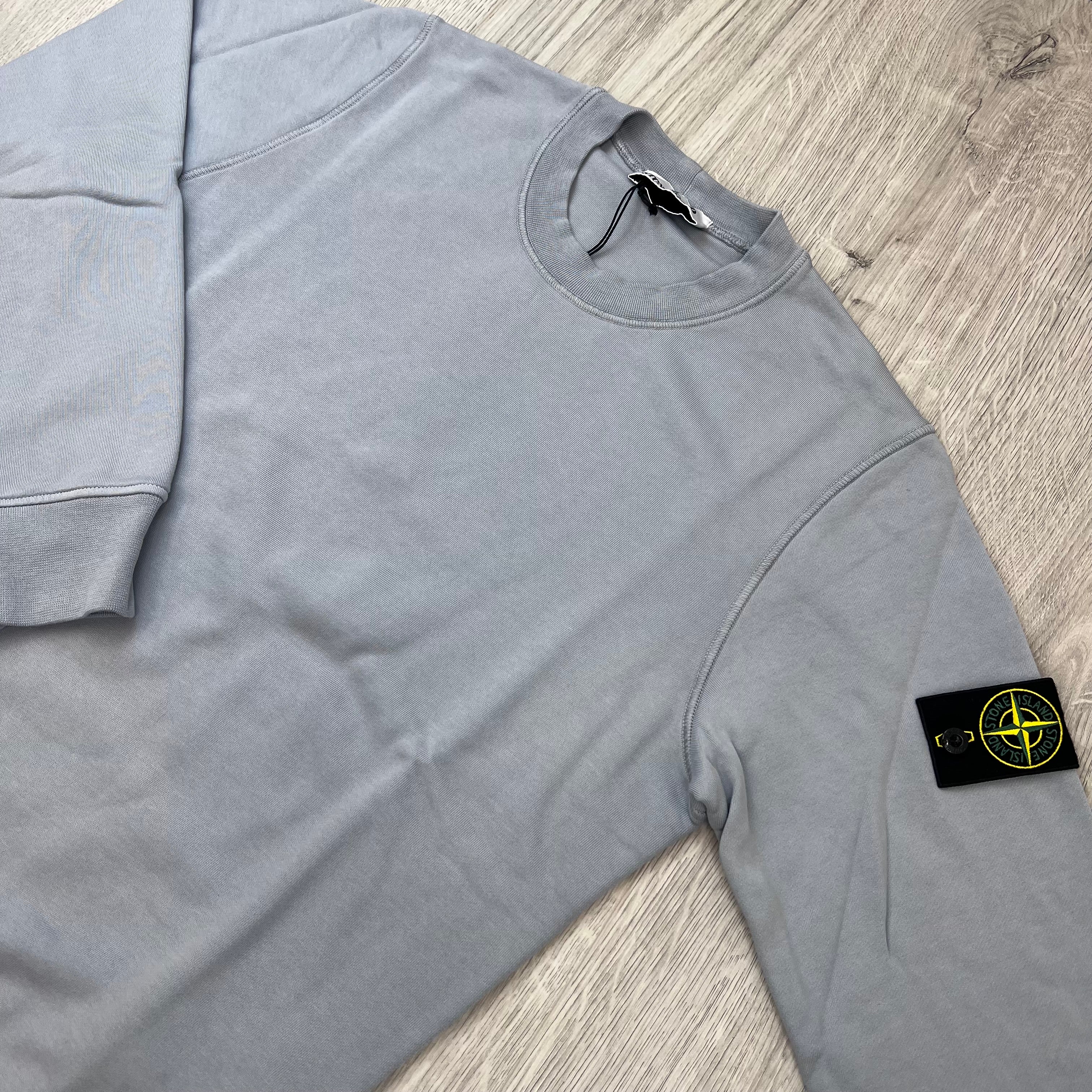 Stone Island Dyed Sweatshirt - Ash Grey