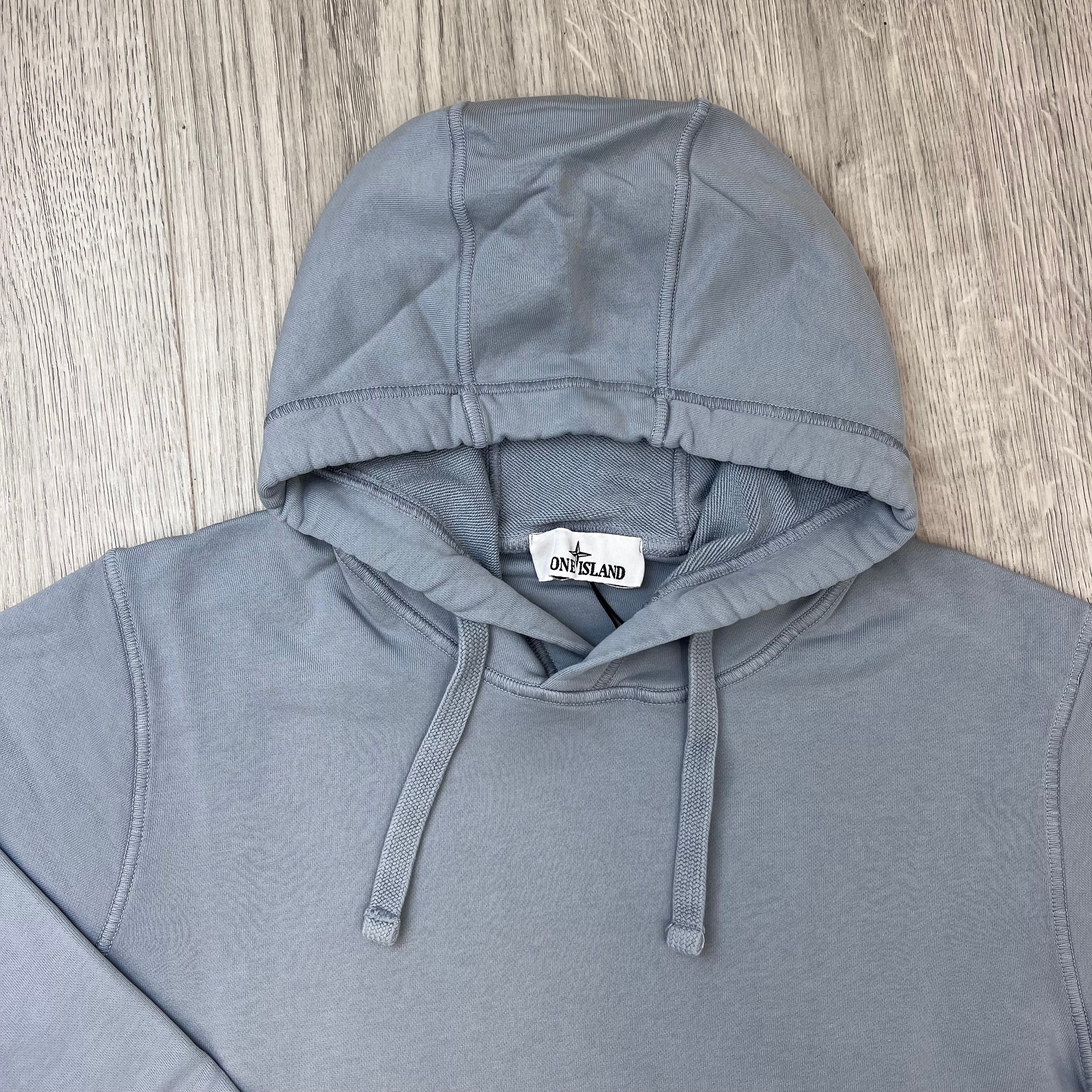 Stone Island Dyed Hoodie - Ash Grey