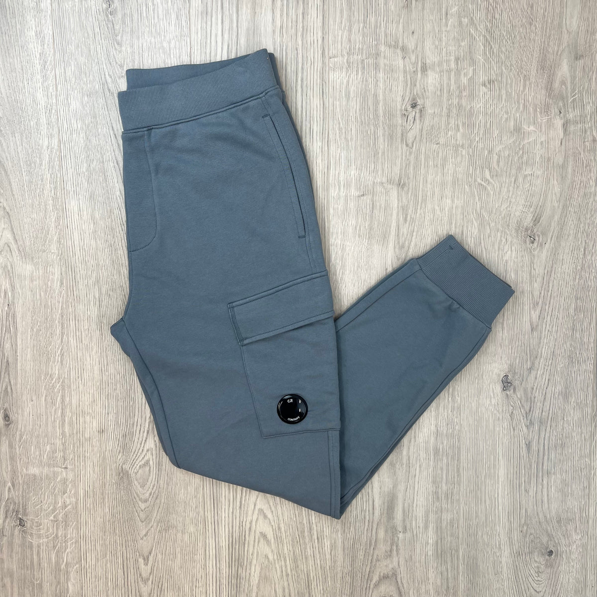CP Company Raised Fleece Sweatpants - Stormy