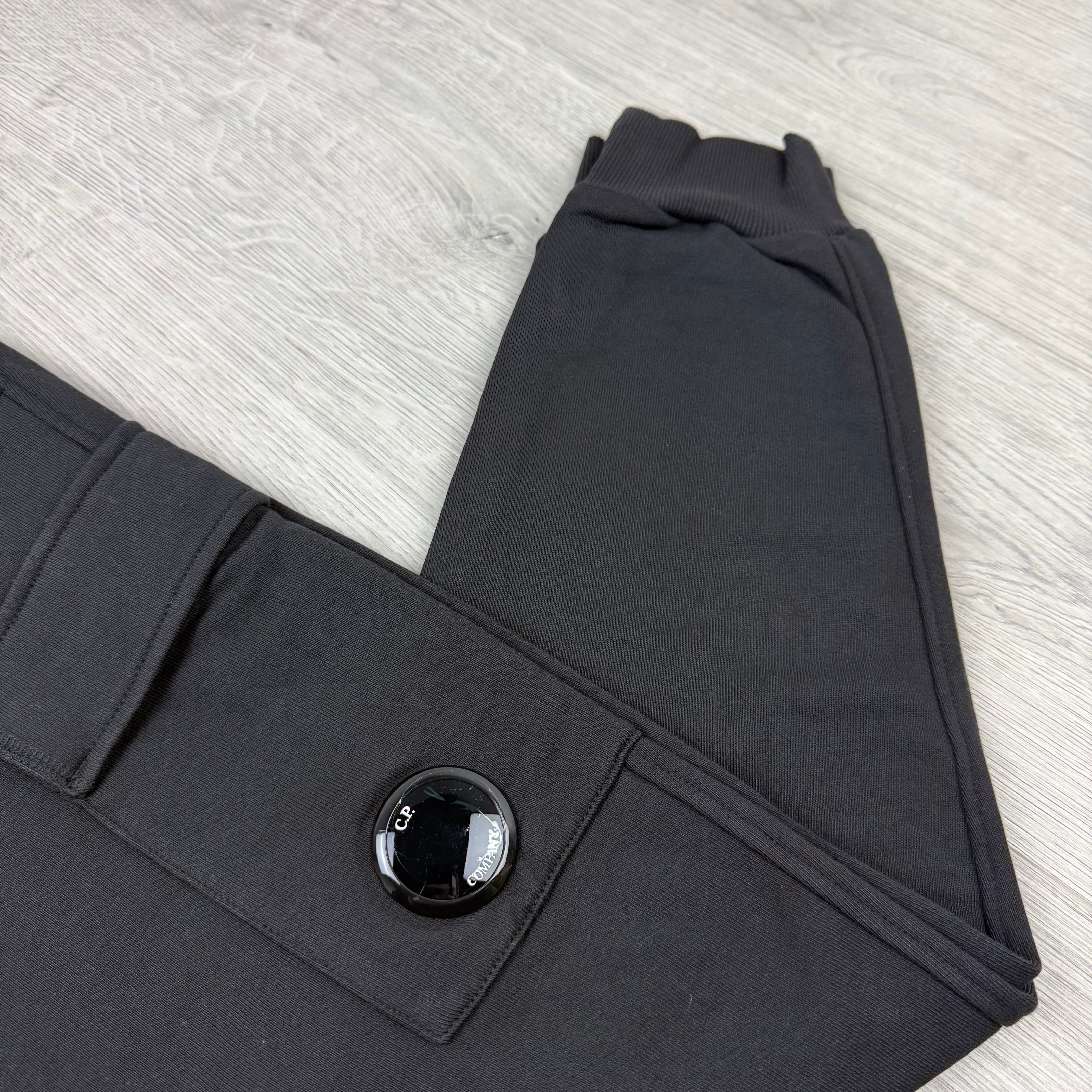 CP Company Raised Fleece Sweatpants - Black