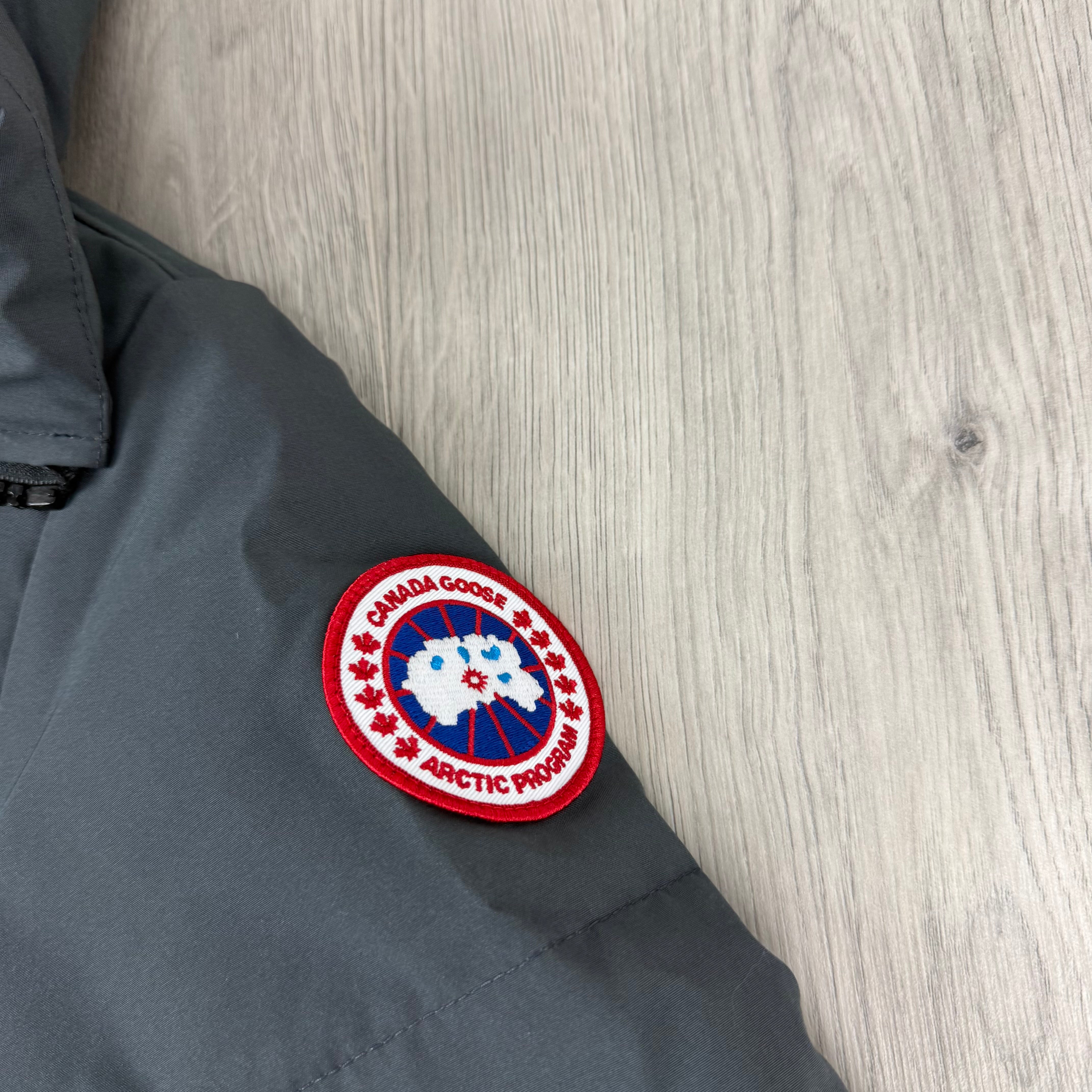 Canada Goose 'MacMillan' Parka in Granite Grey. On sale at Open Attire.