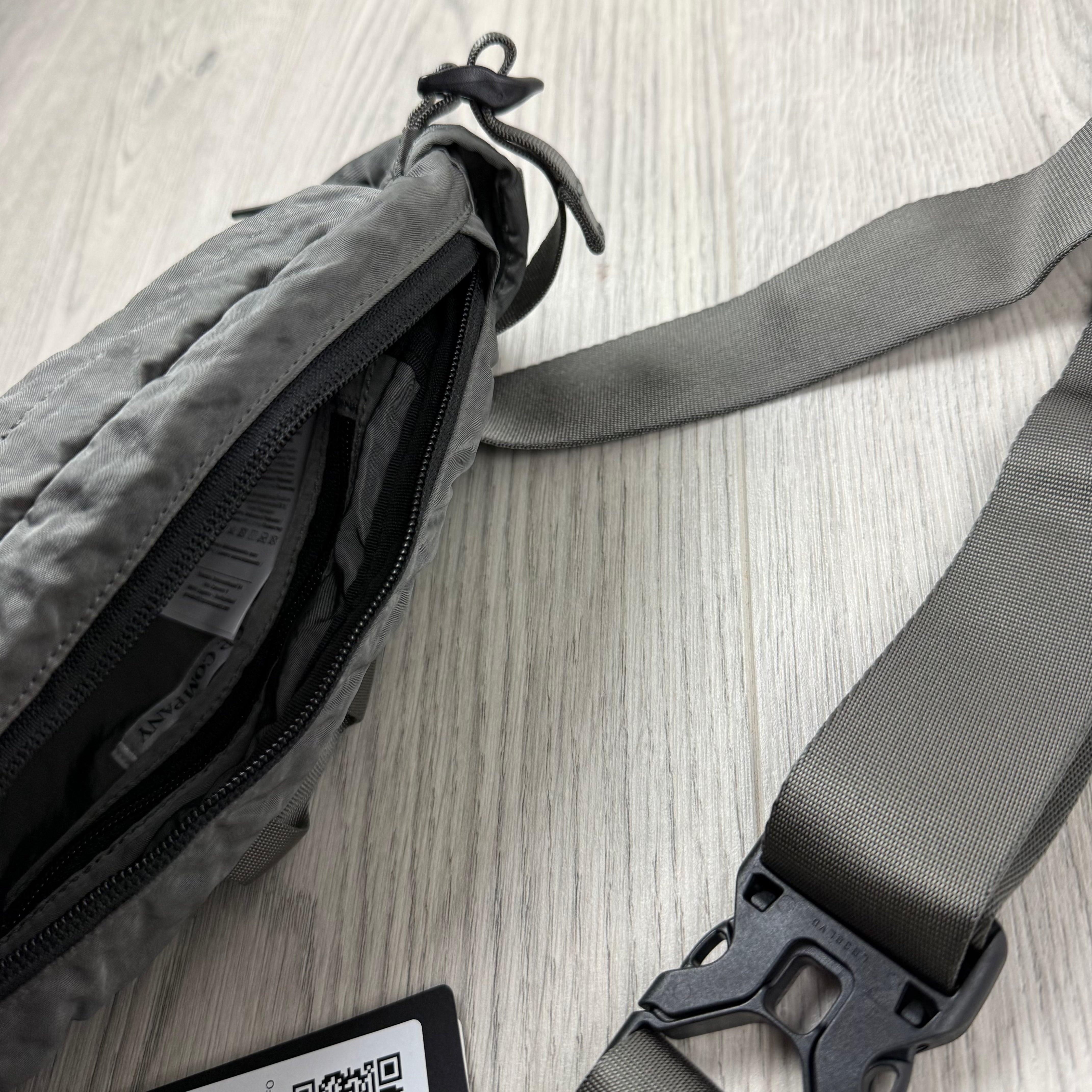 CP Company Zip Chrome Bag - Gunmetal