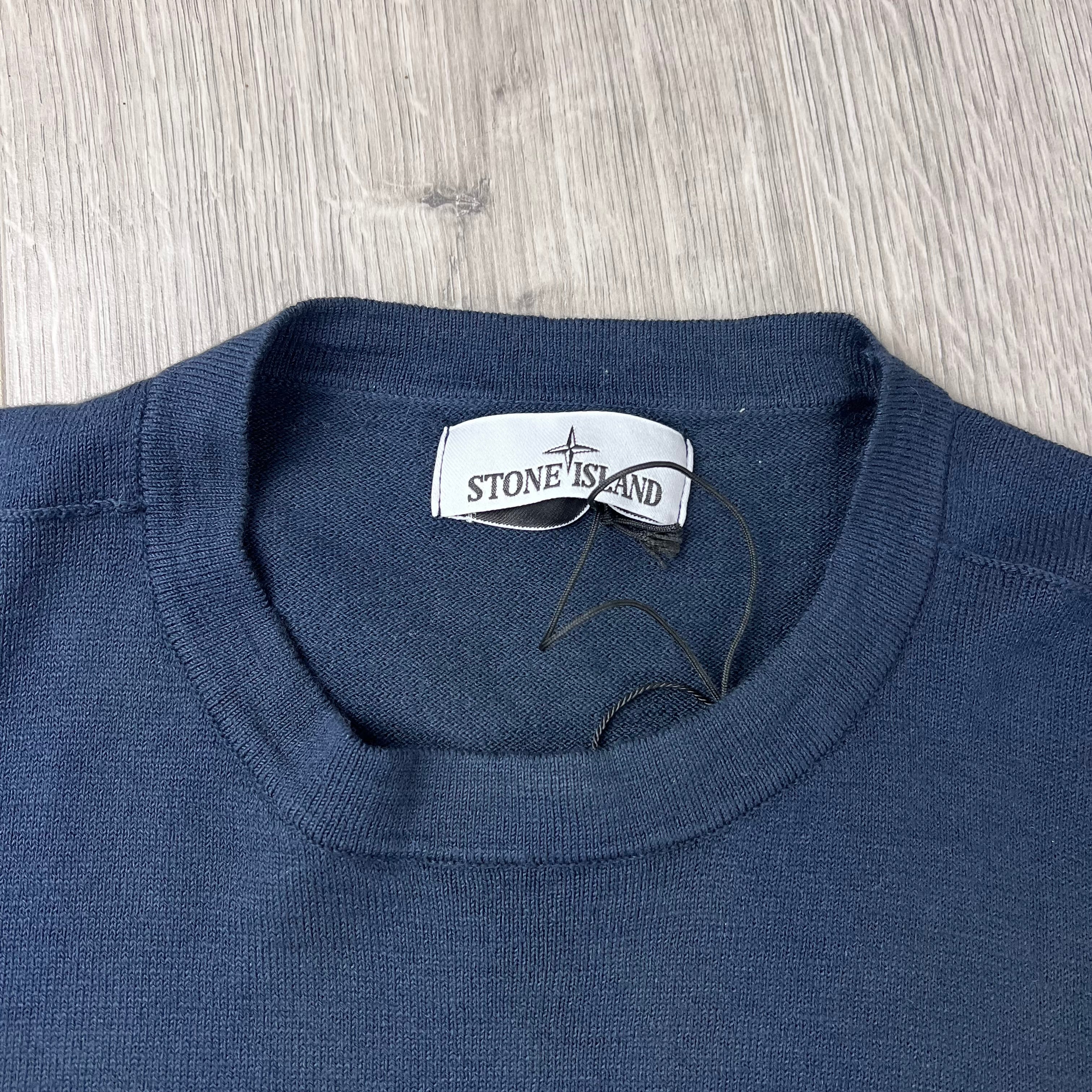 Stone Island Knit Sweatshirt - Navy