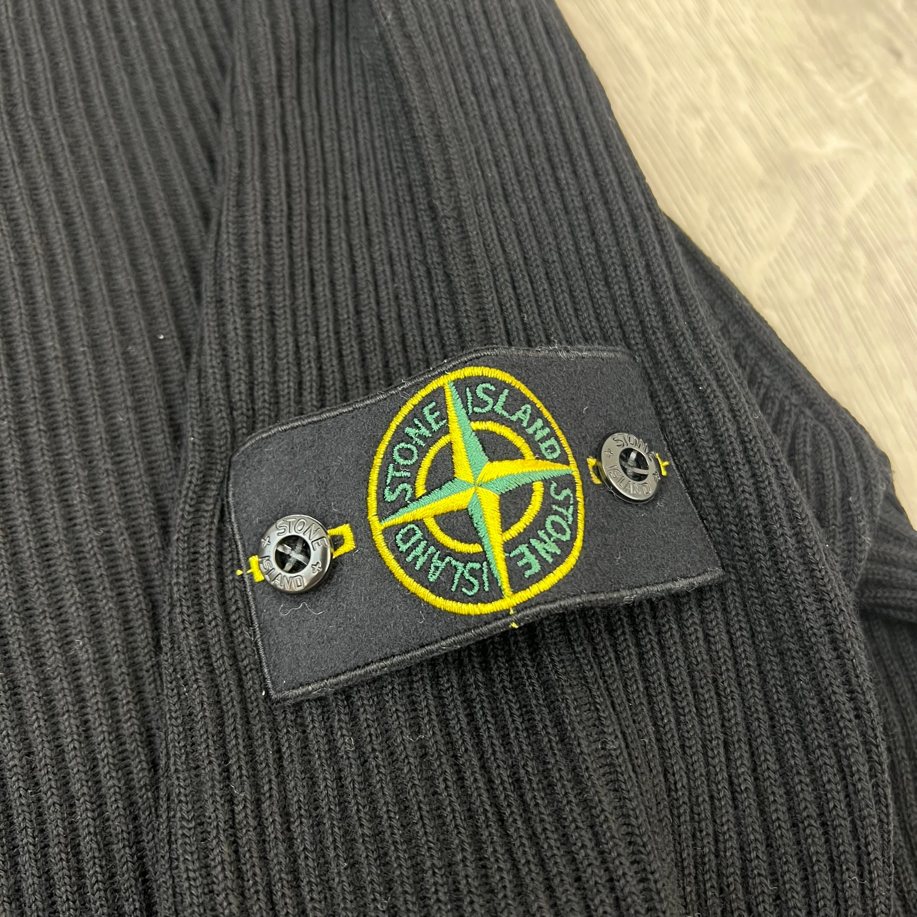 Stone Island Knit Sweatshirt - Black