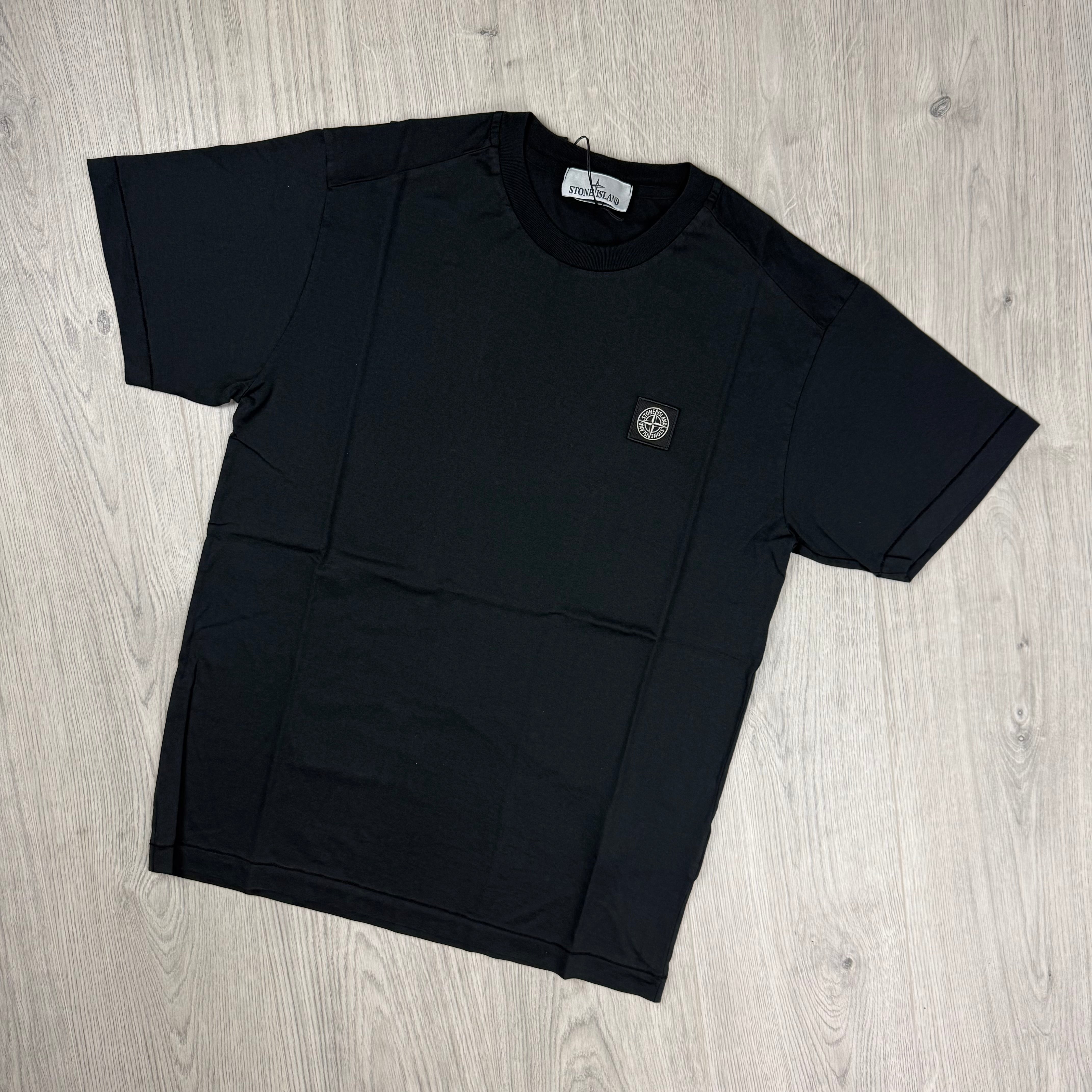 Stone Island Patch T-Shirt - Black