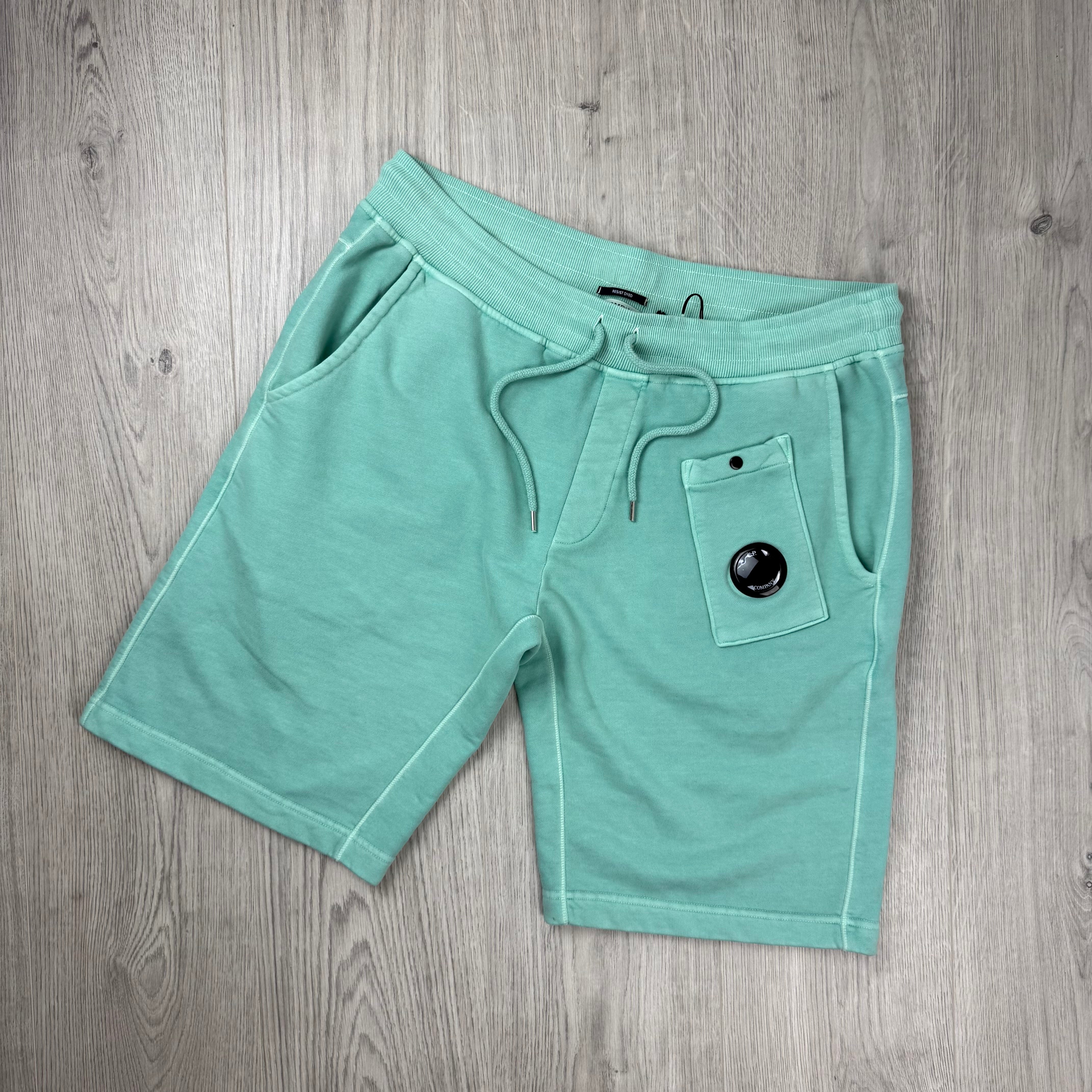 CP Company Jersey Shorts - Mineral Blue
