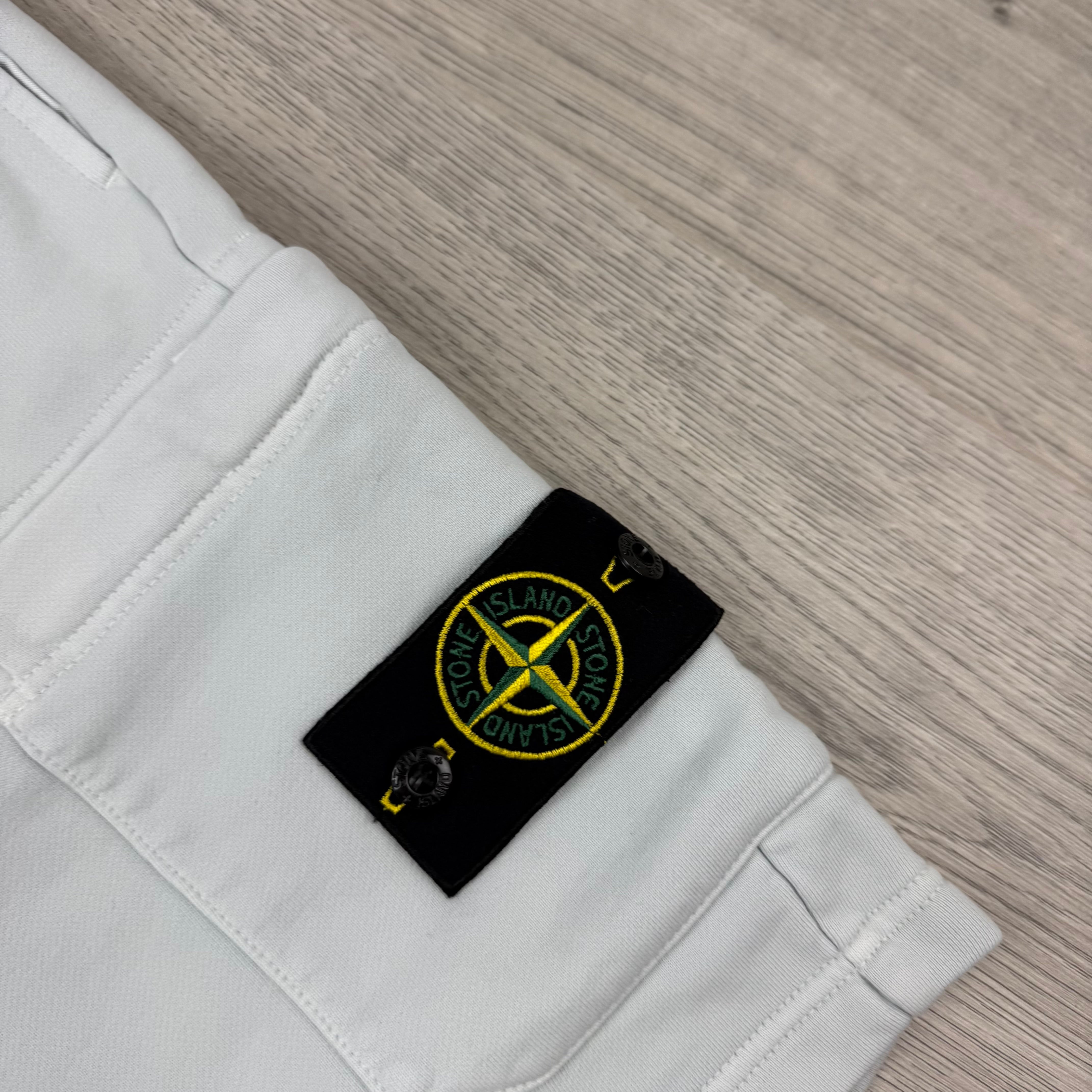 Stone Island Jersey Shorts - Sky Blue