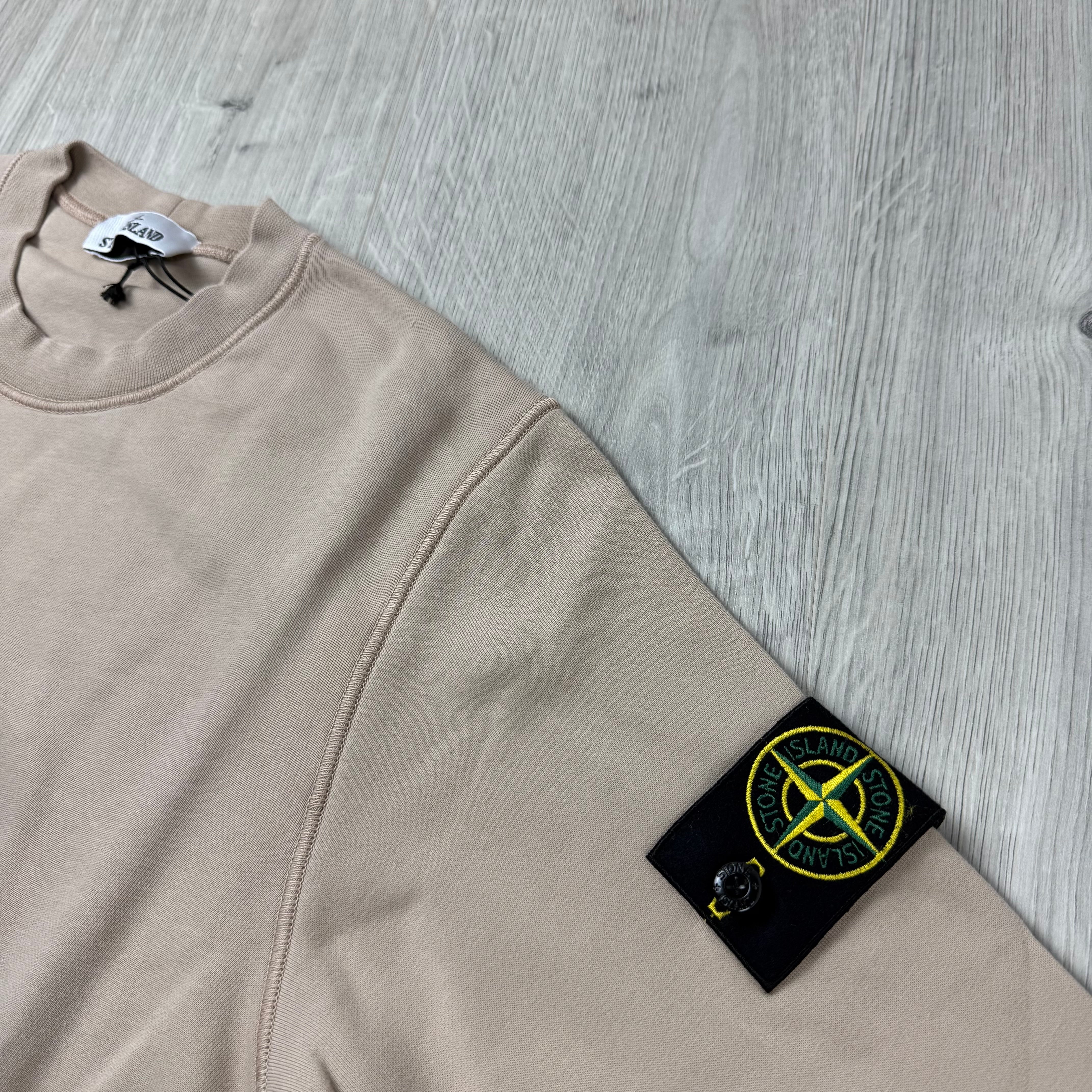Stone Island Dyed Sweatshirt - Desert
