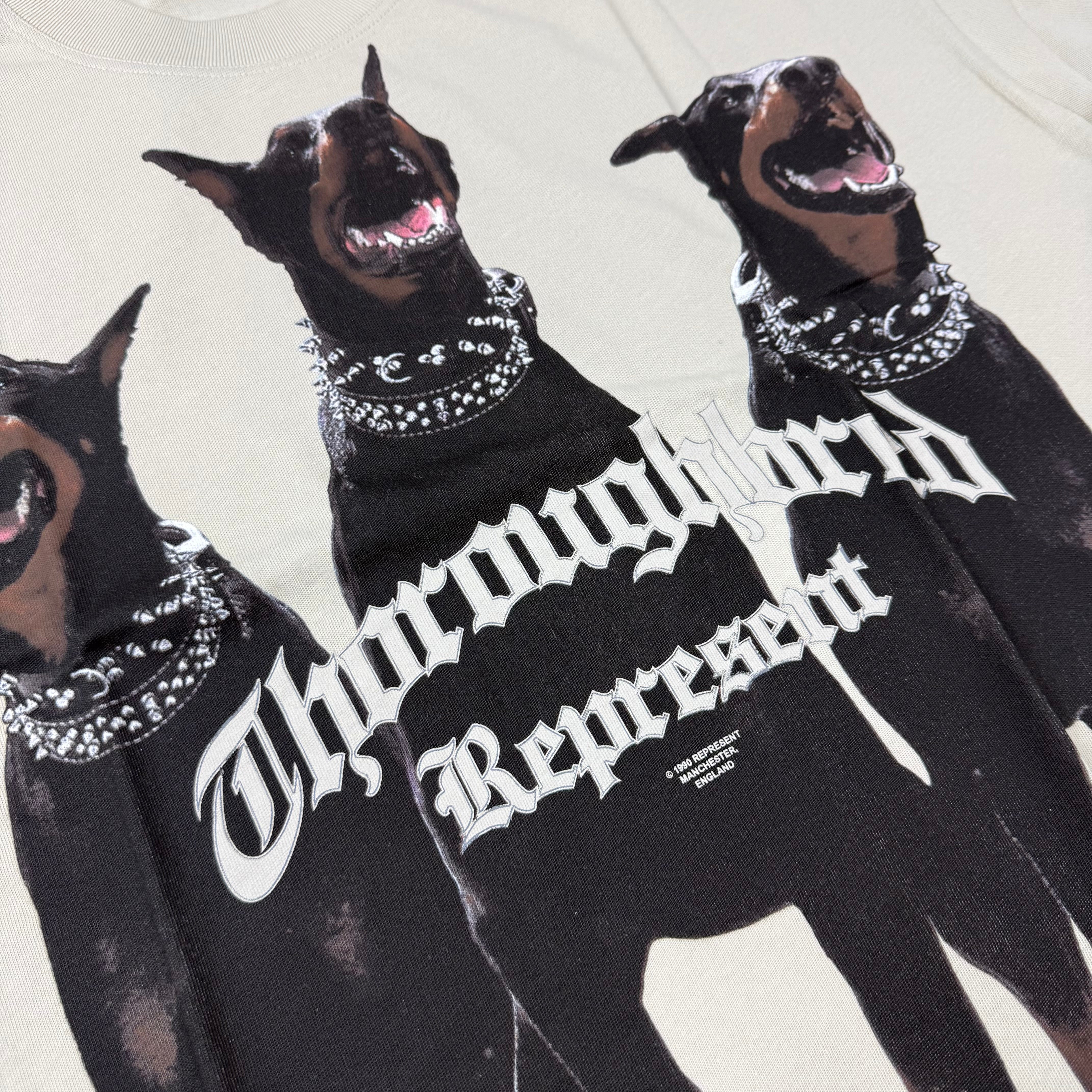 Represent 'Thoroughbred' T-Shirt - Vintage White