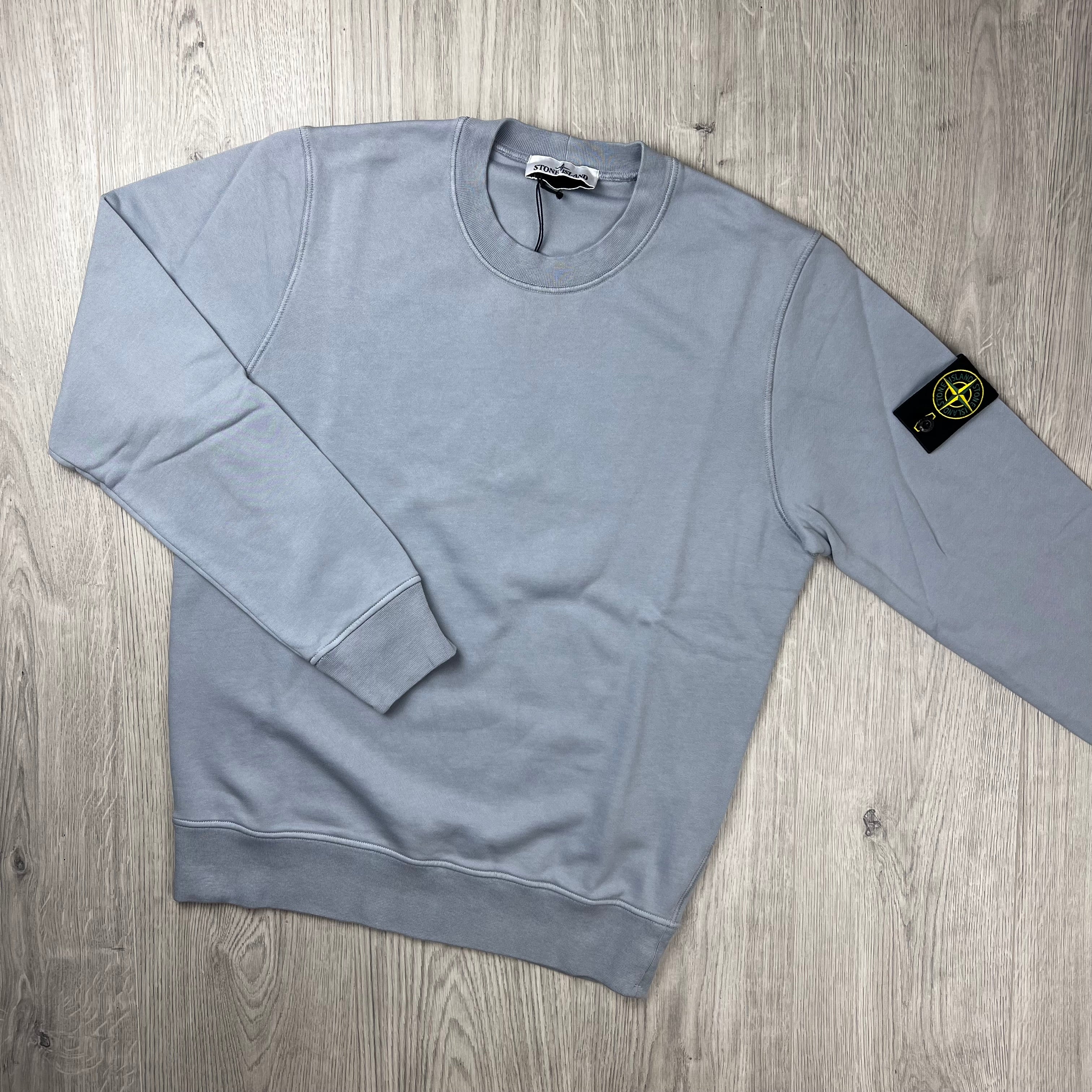 Stone Island Dyed Sweatshirt - Ash Grey