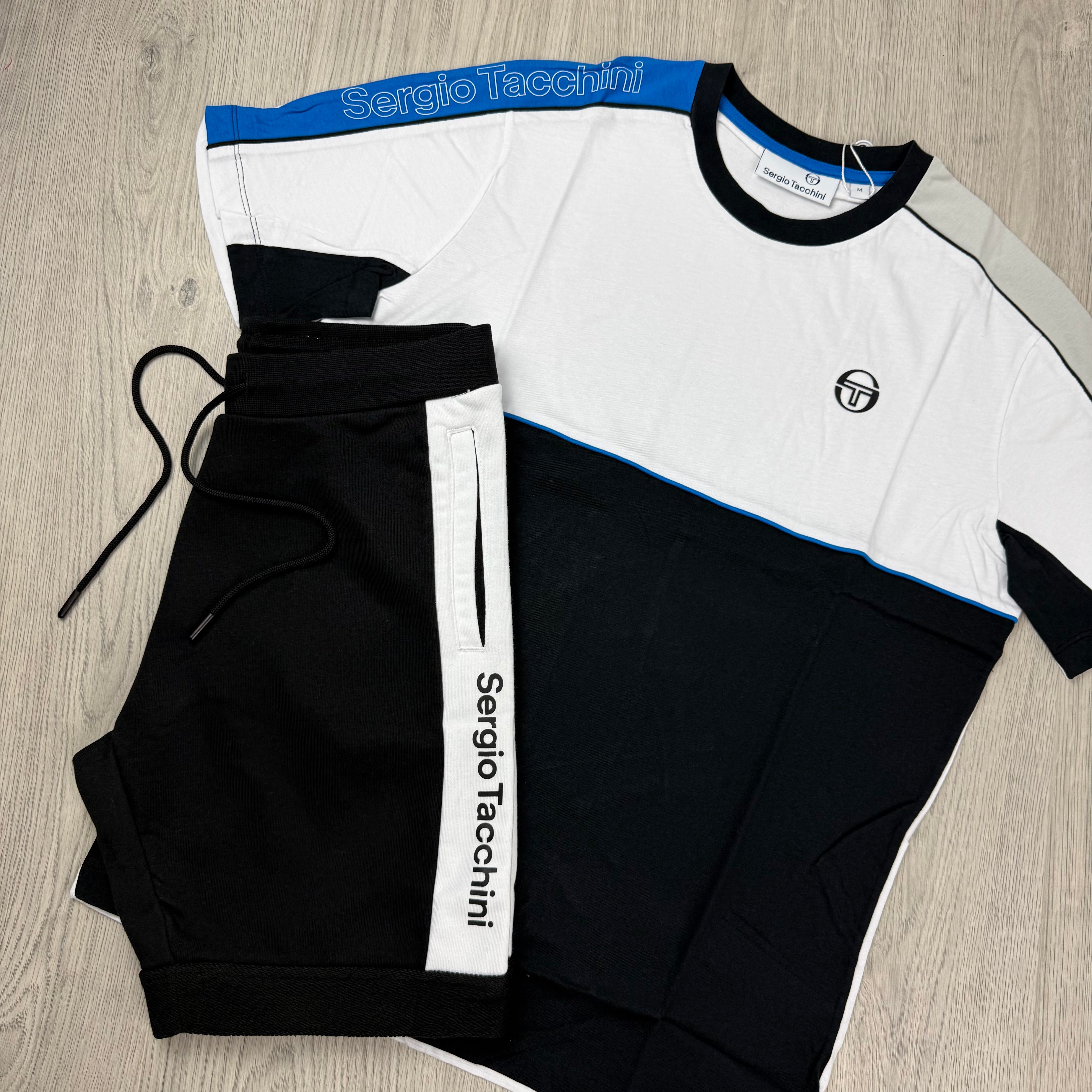 Sergio Tacchini 'Alettone' Set - White/Black