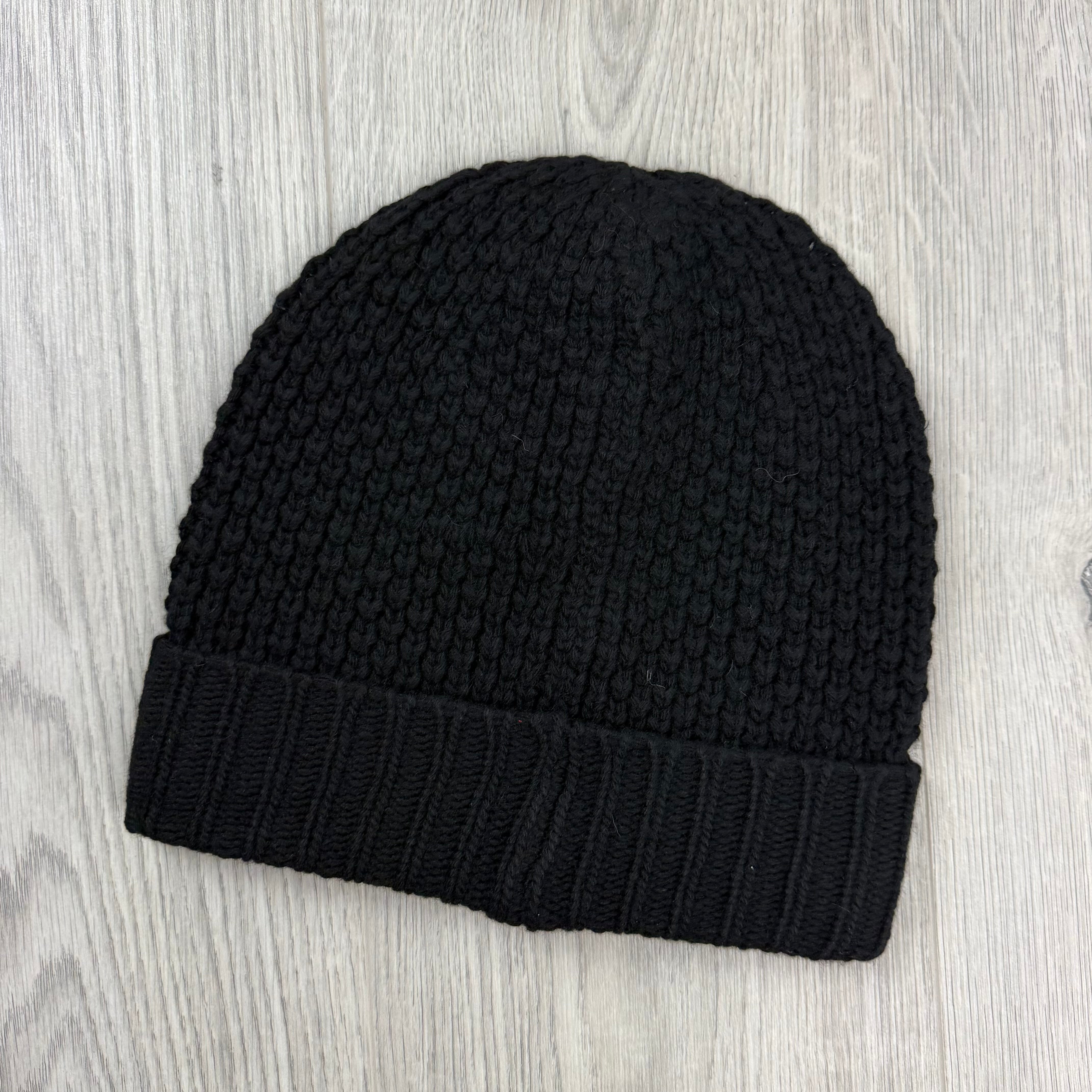 CP Company Patch Beanie - Black