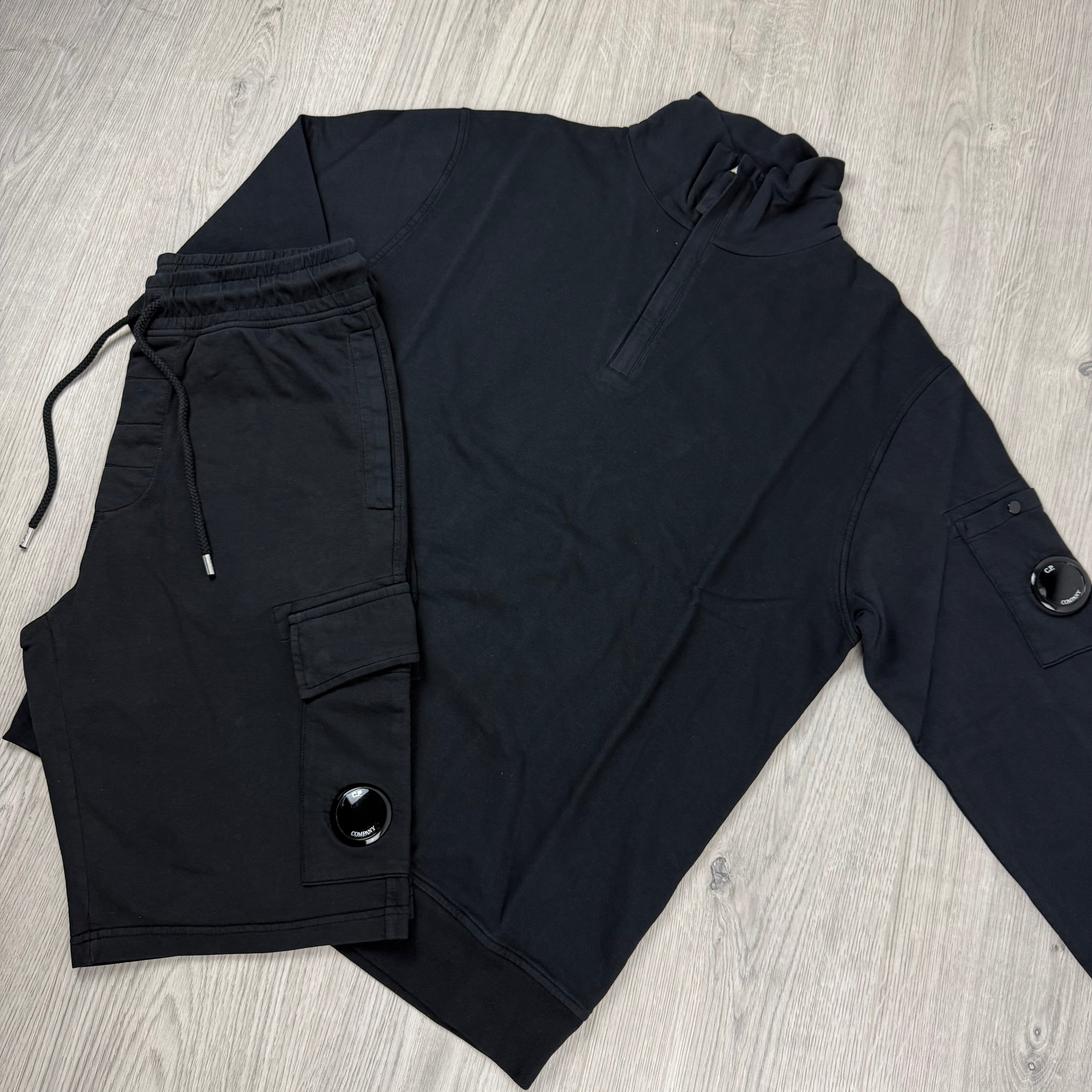CP Company Light Fleece Tracksuit - Black