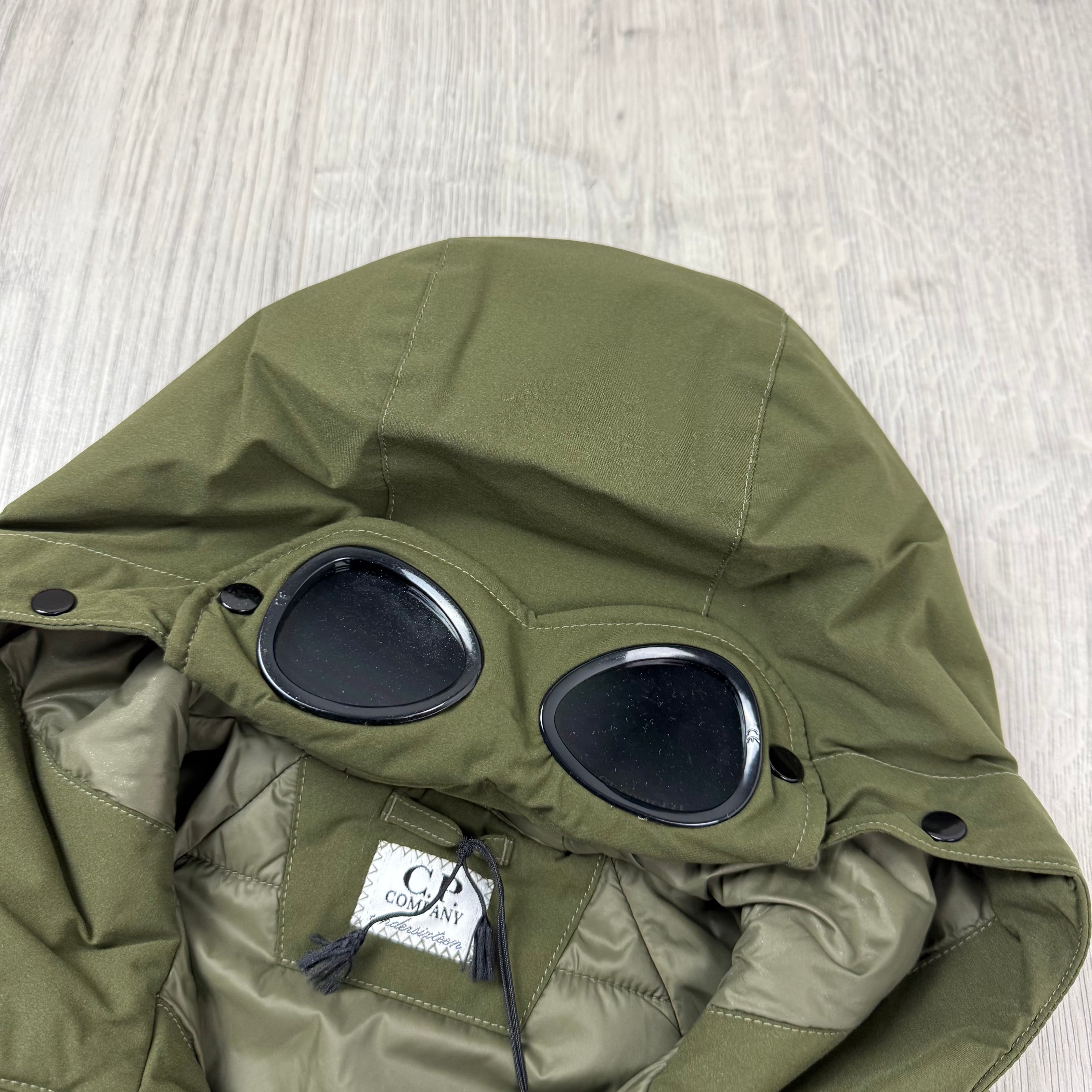 CP Company Junior Pro-Tek Goggle Jacket - Ivy Green