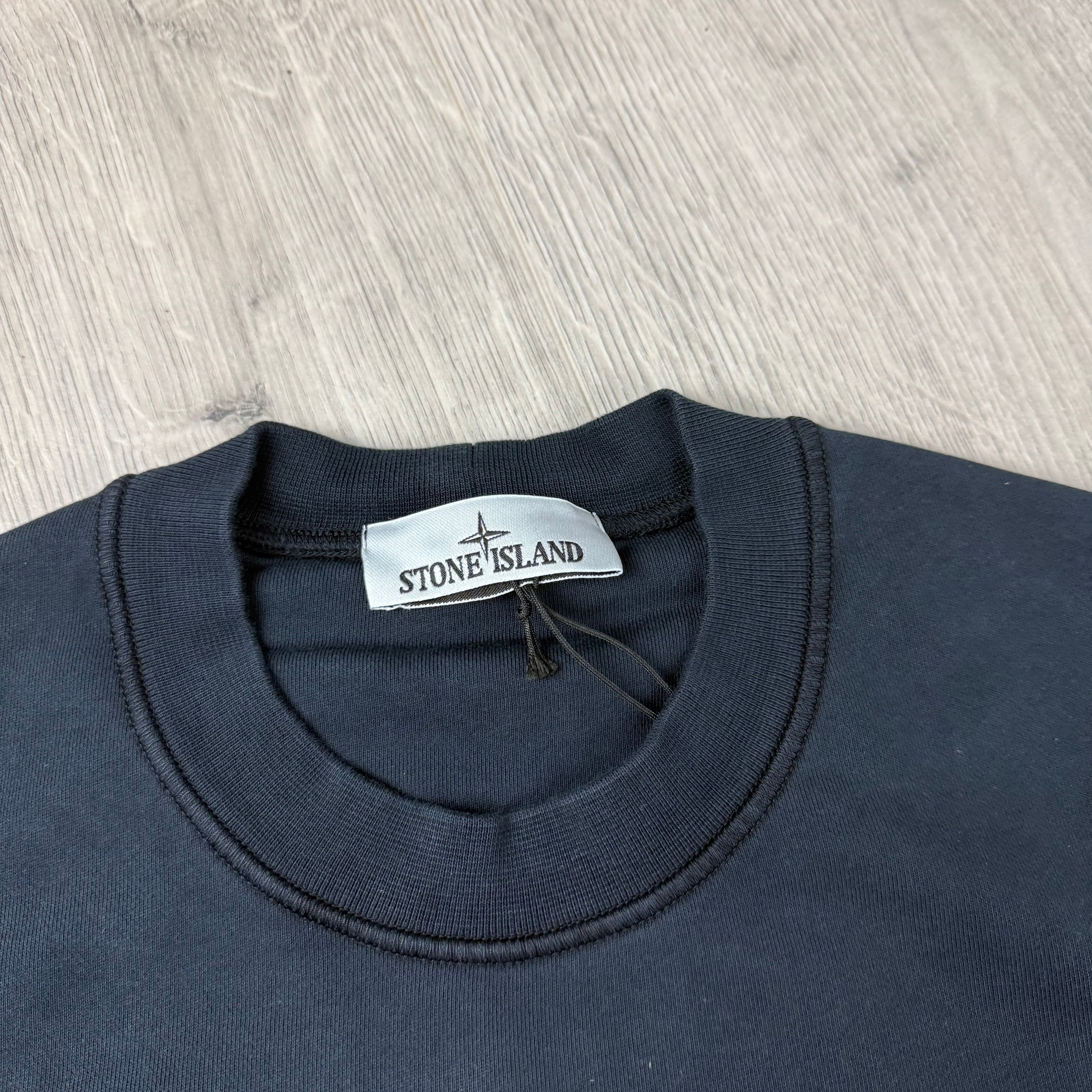 Stone Island Dyed Sweatshirt - Navy