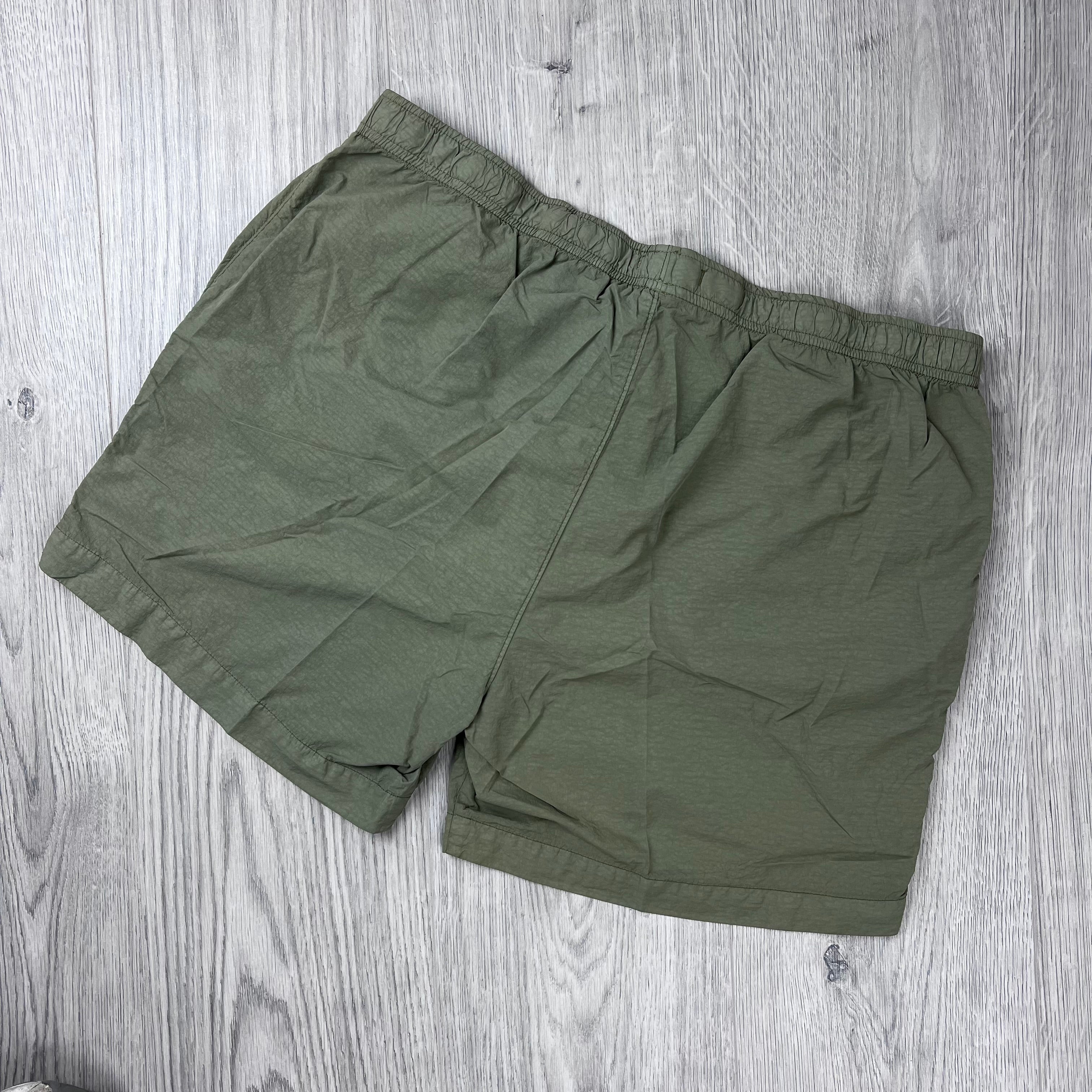 CP Company Lens Swim Shorts - Moss Gray