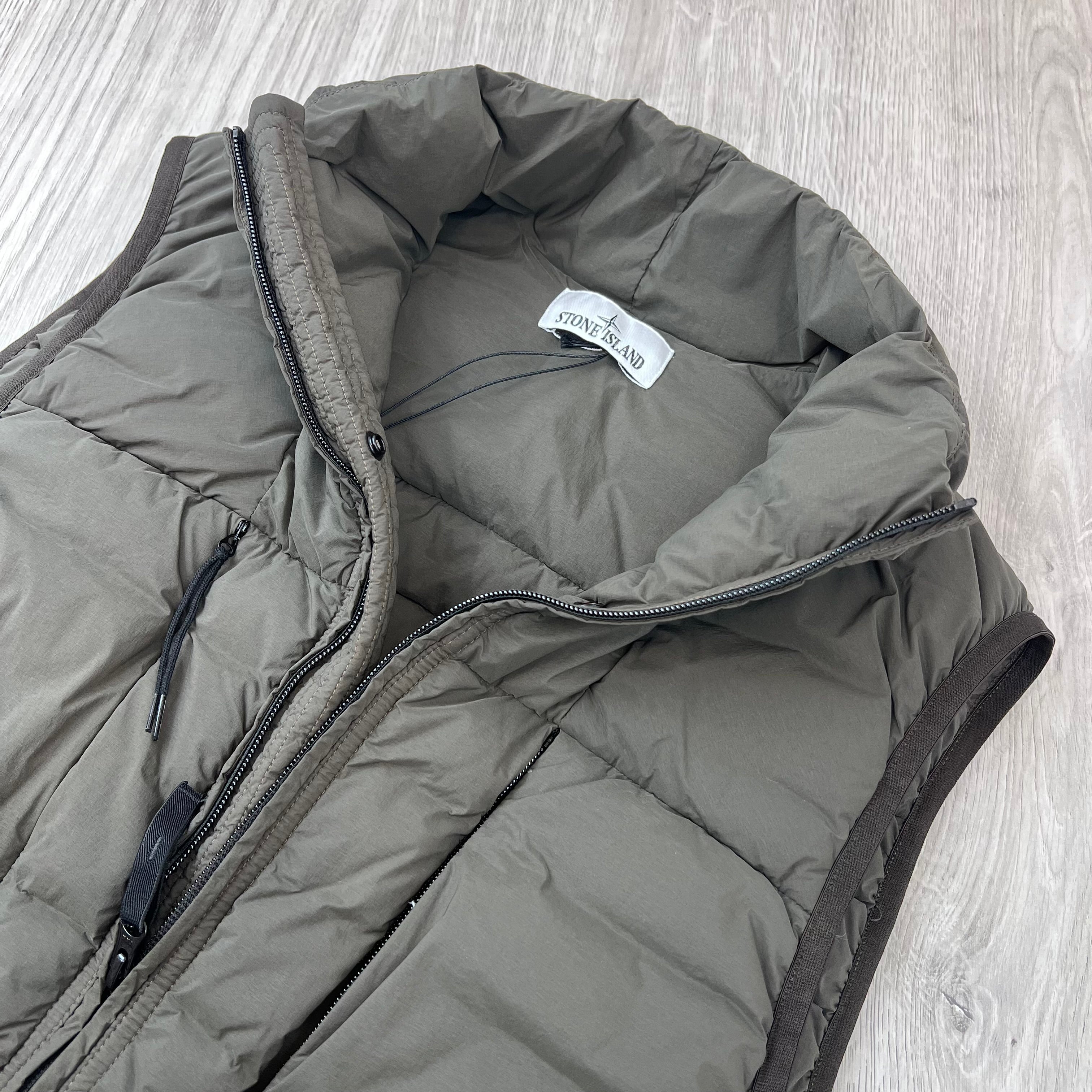 Stone Island Seamless Down Gilet - Coal Grey