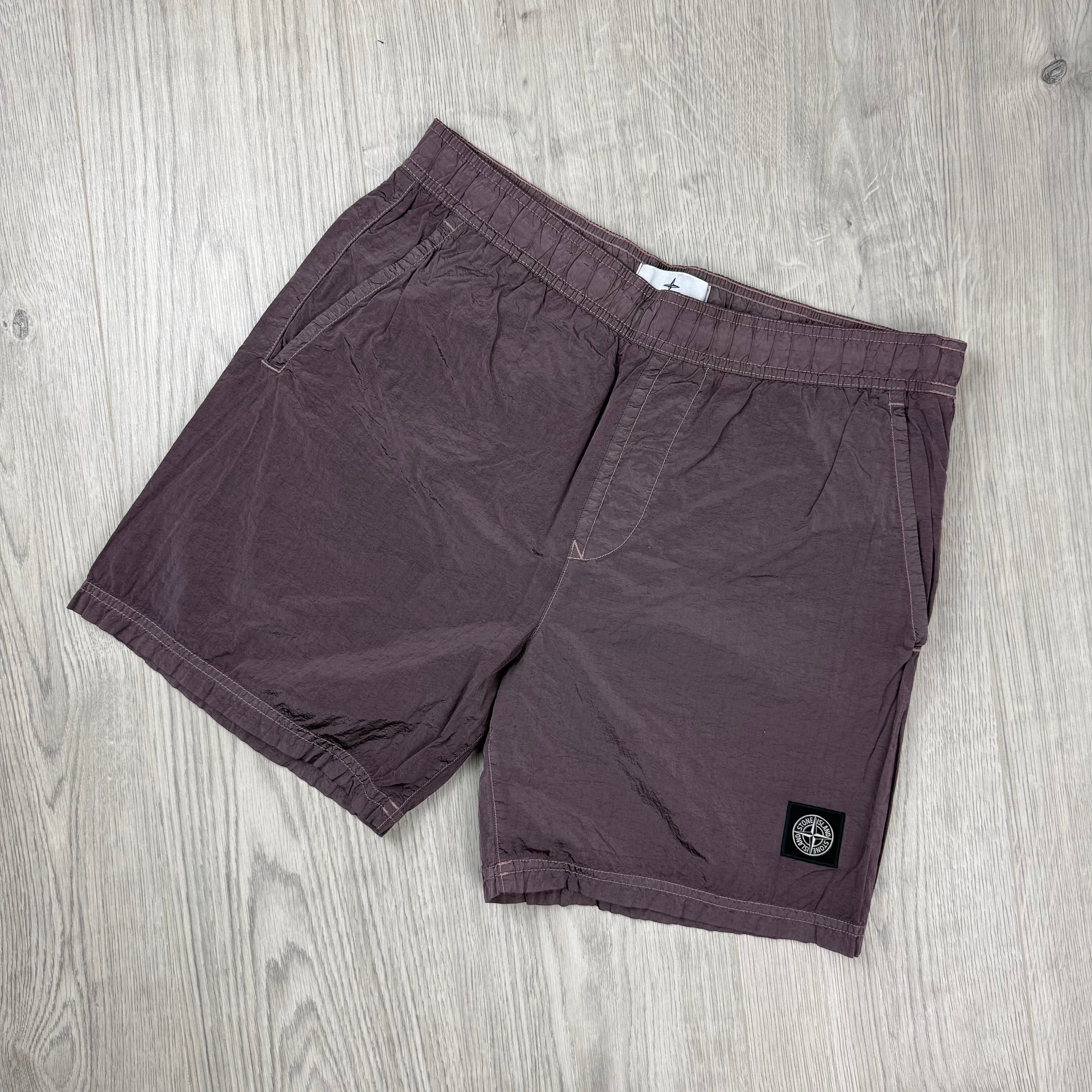 Stone Island Metal Swim Shorts - Purple Grey