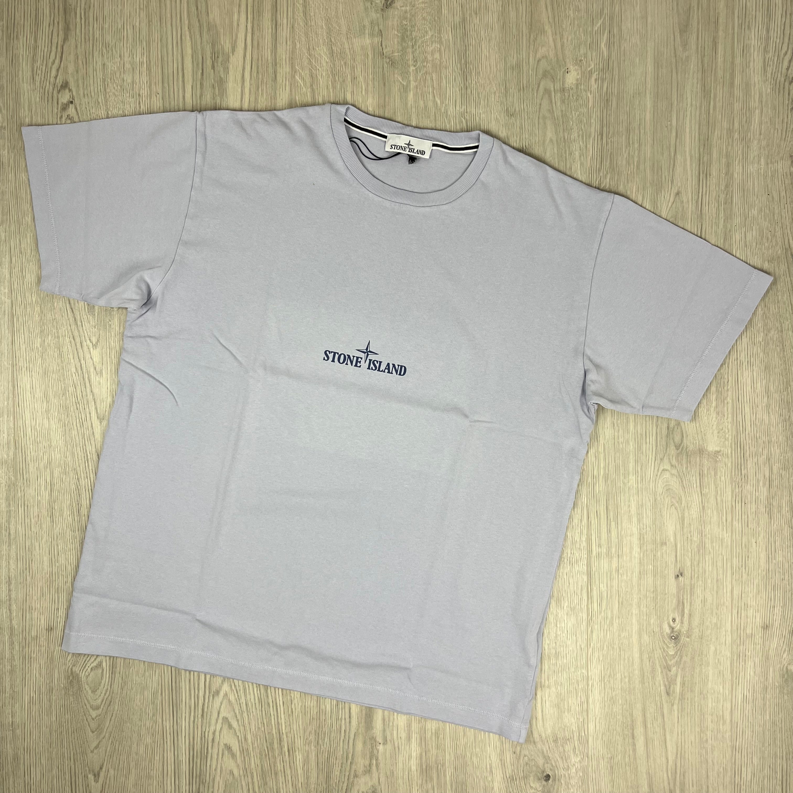 Stone Island Construction T-Shirt - Lilac
