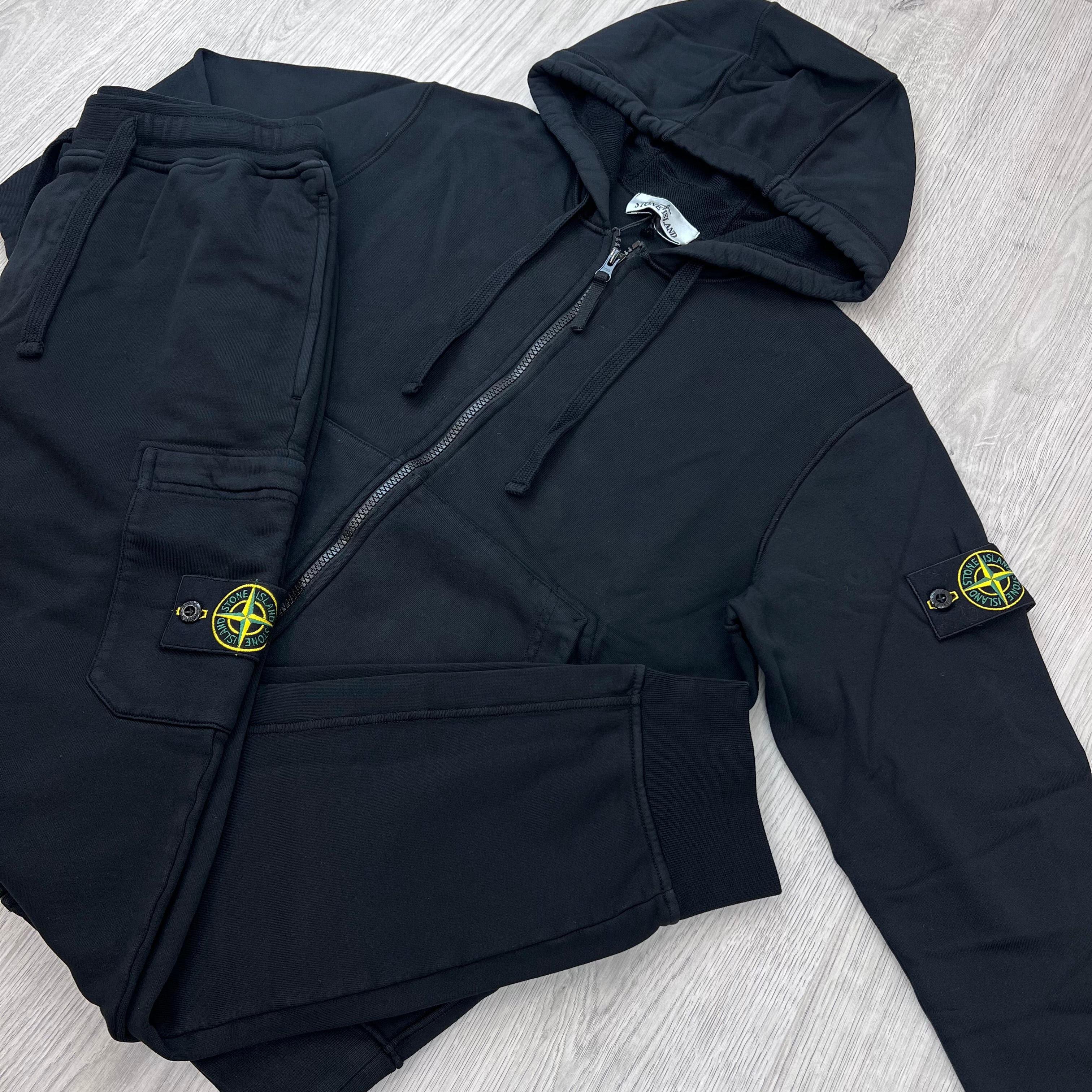 Stone Island Tracksuit - Black