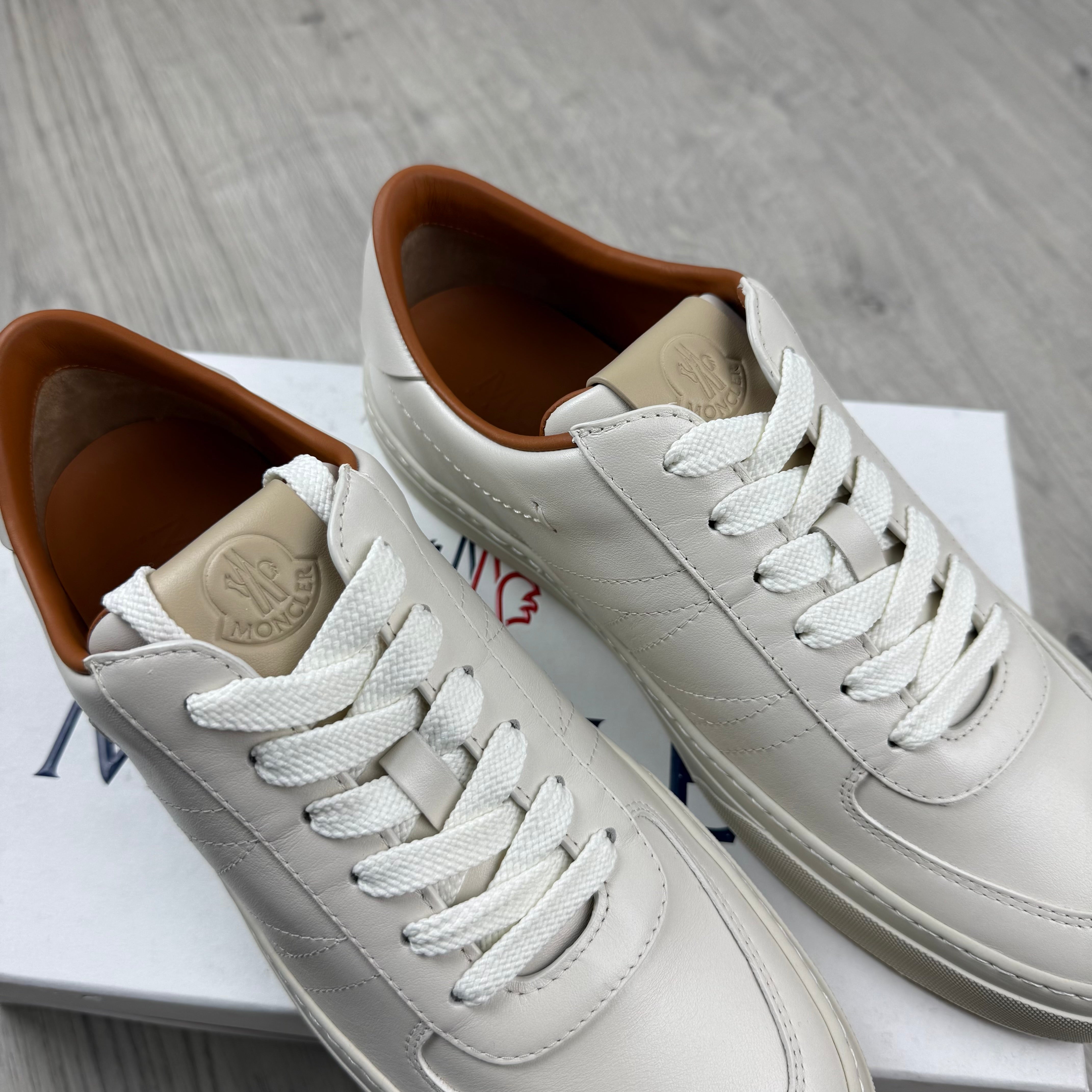 Moncler 'Monclub' Nubuck Sneakers - White