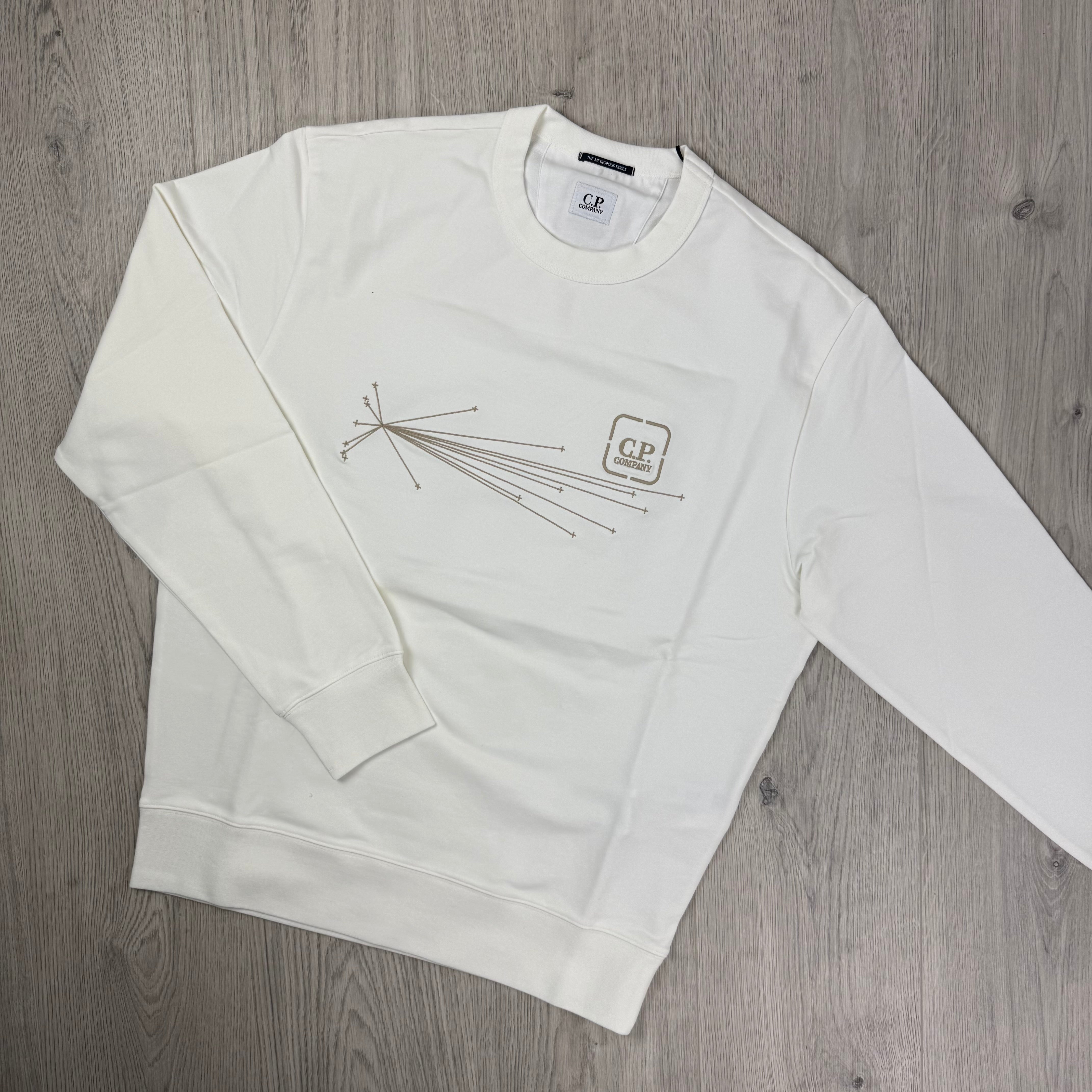 CP Company Metropolis Sweatshirt - White