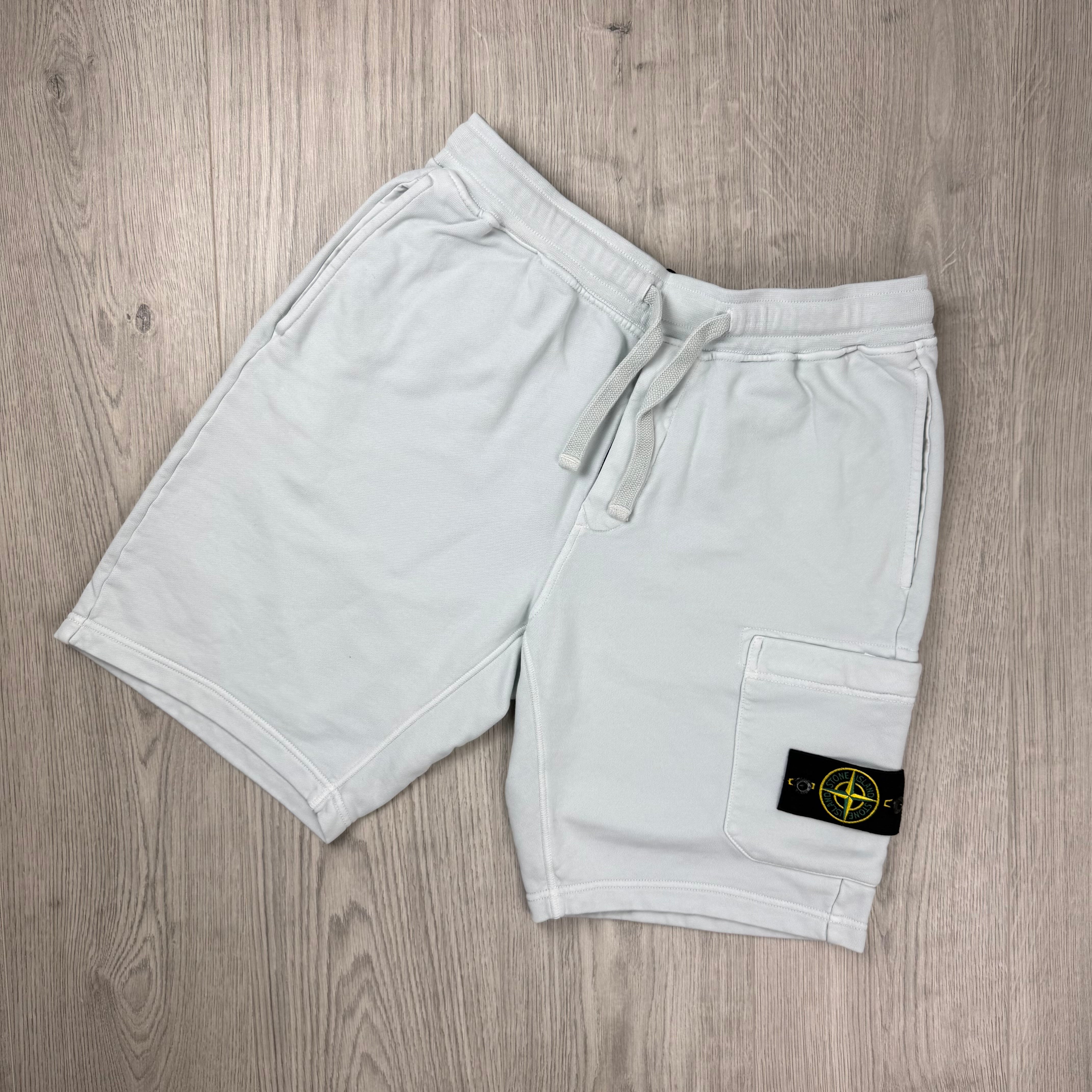 Stone Island Jersey Shorts - Sky Blue