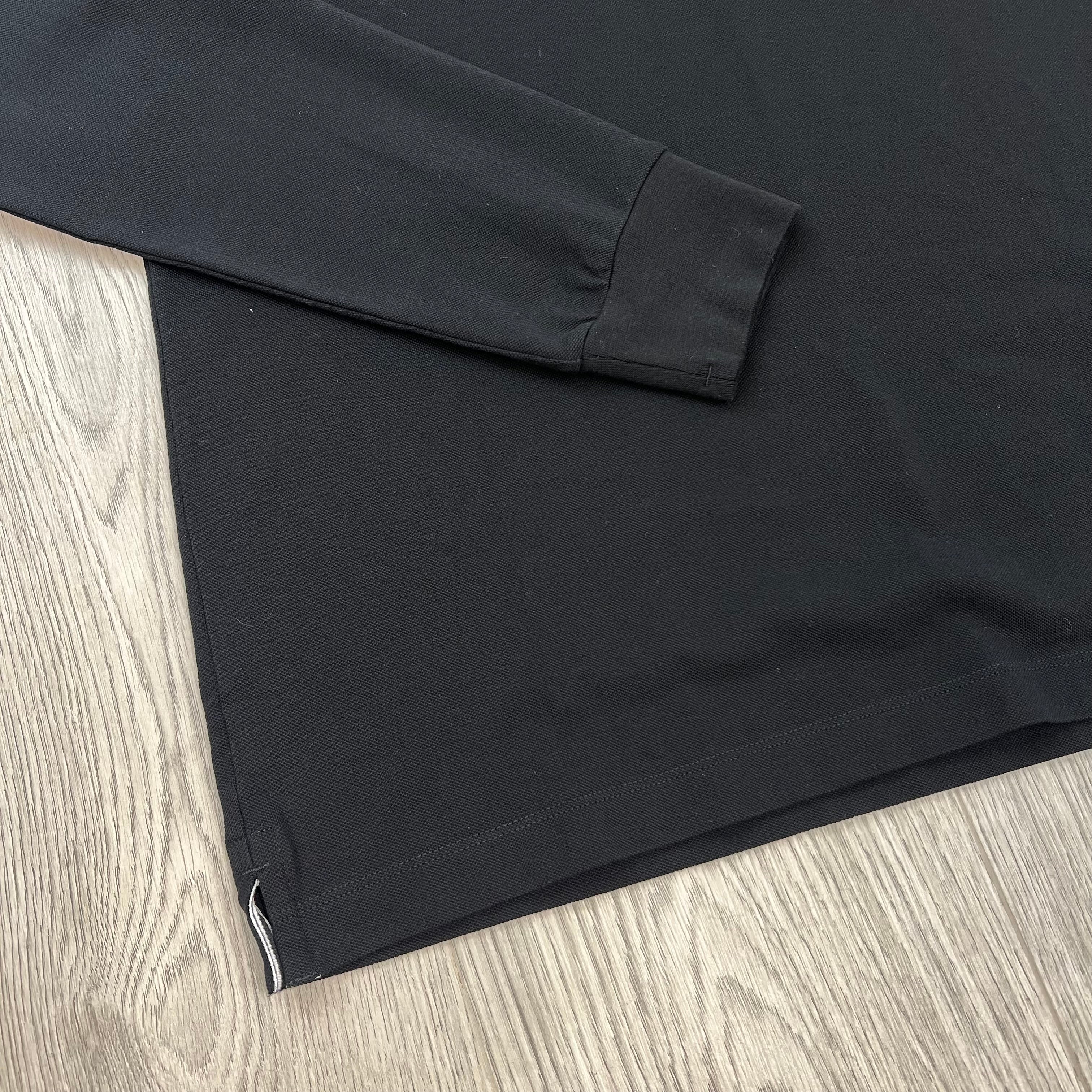 Stone Island Patch Polo Shirt - Black