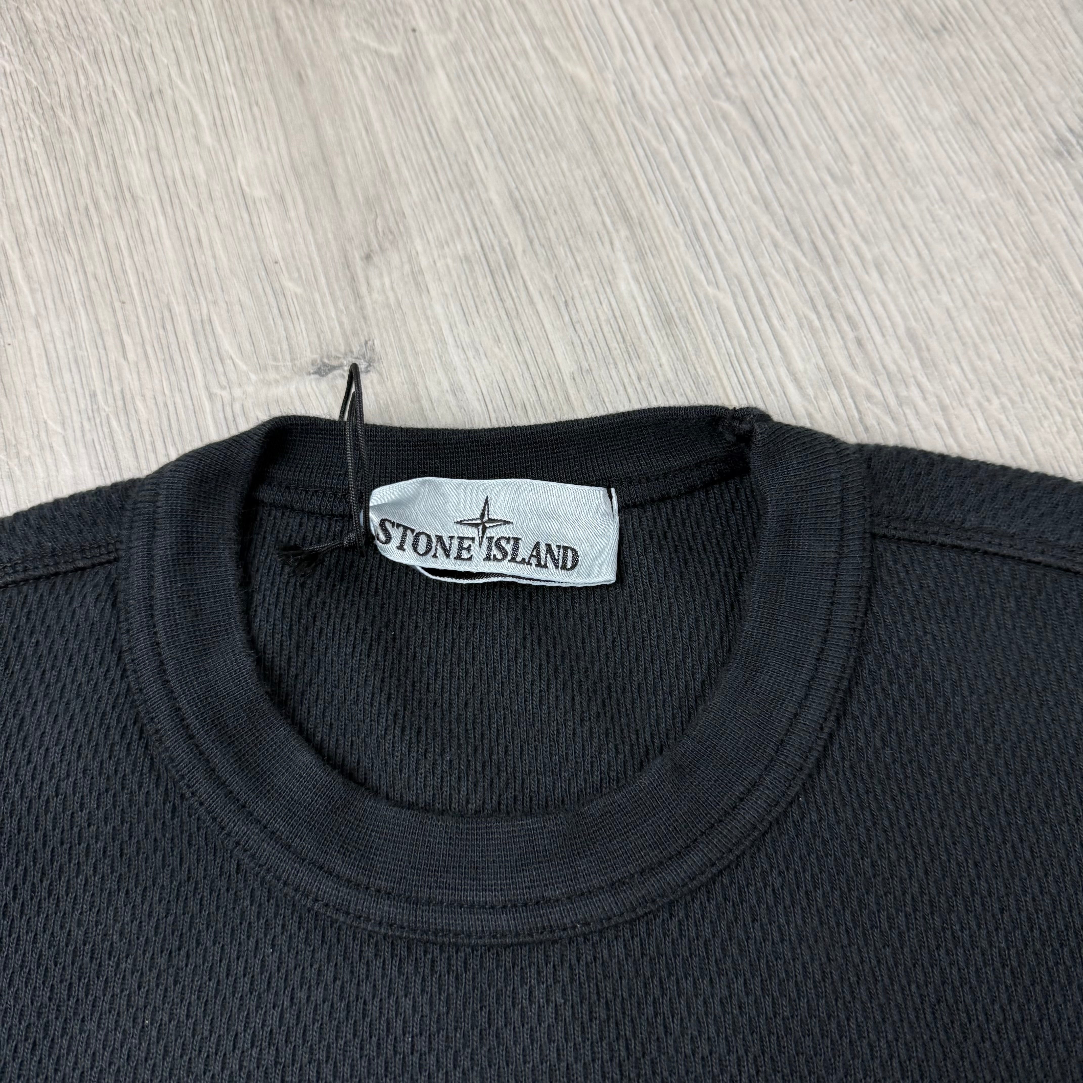 Stone Island Mesh Sweatshirt - Black