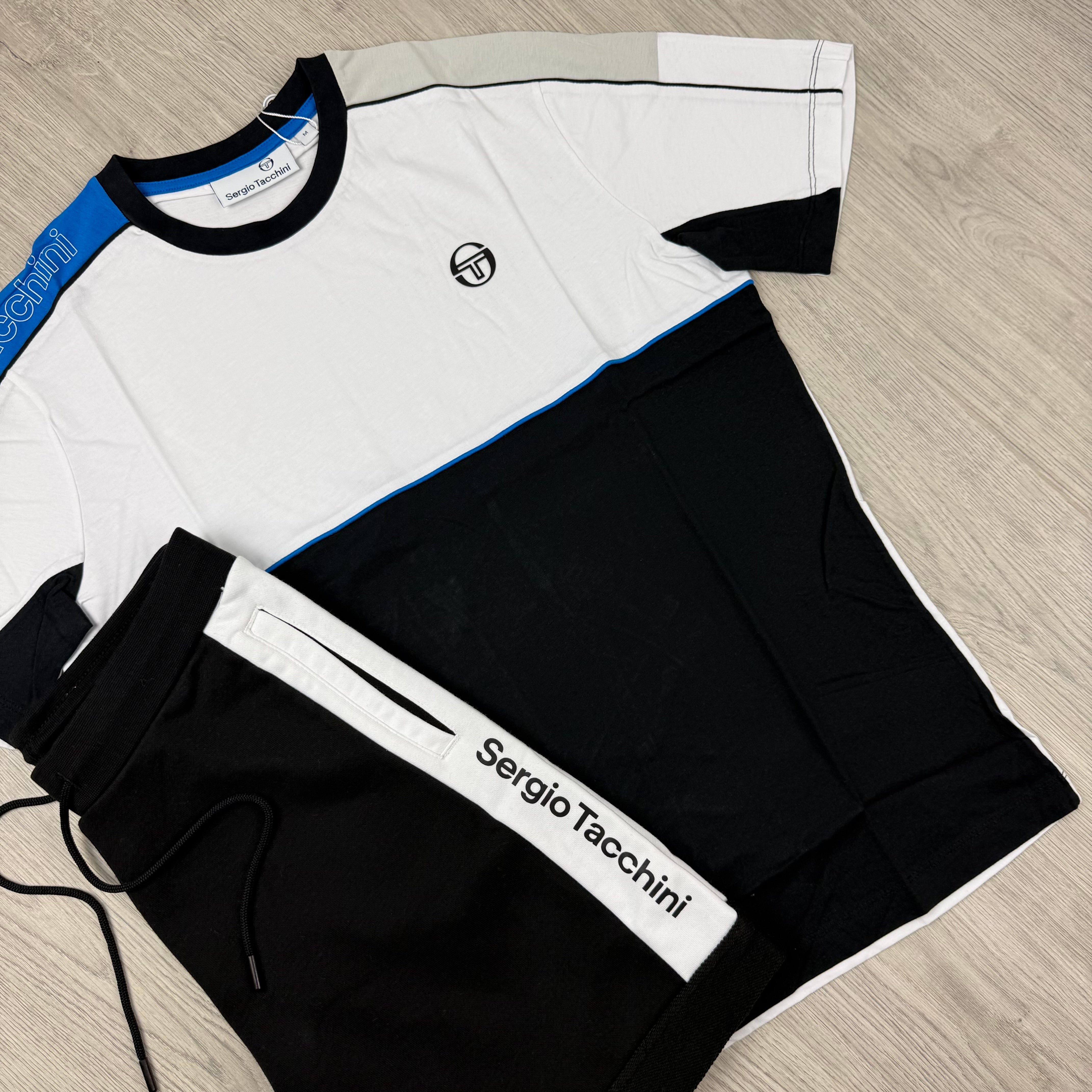 Sergio Tacchini 'Alettone' Set - White/Black