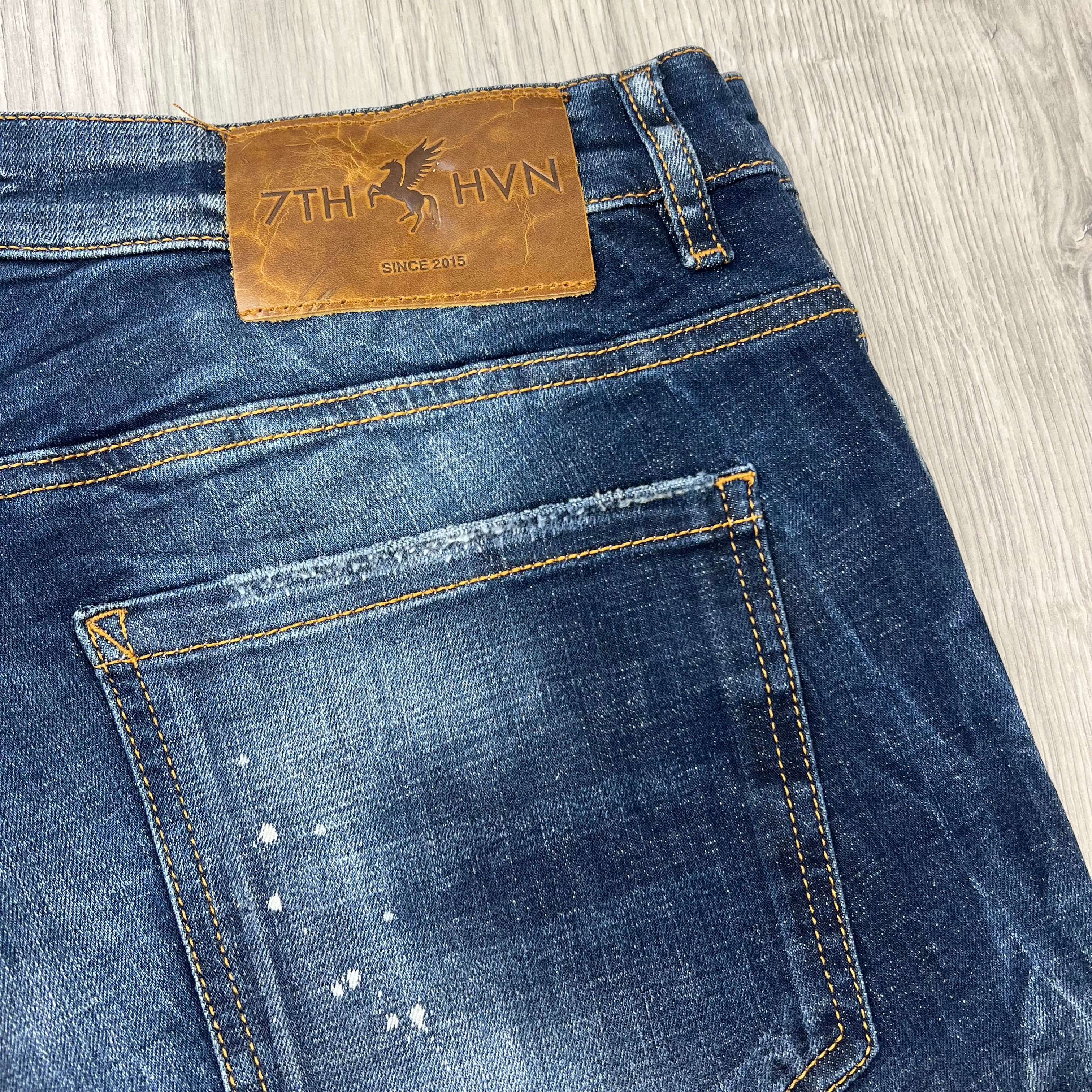 7TH HVN Slim Jeans - Blue