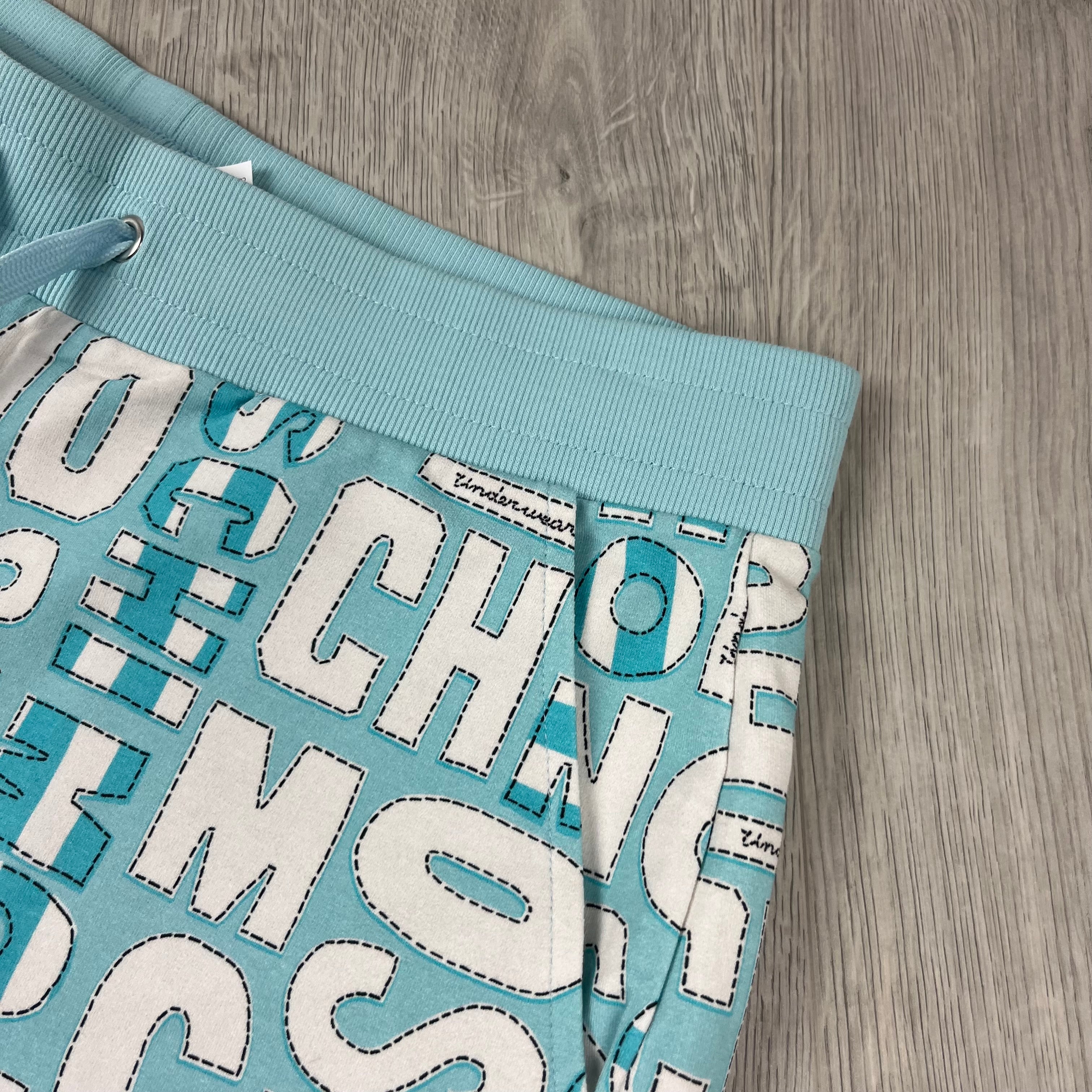 Moschino Monogram Jersey Shorts - Blue