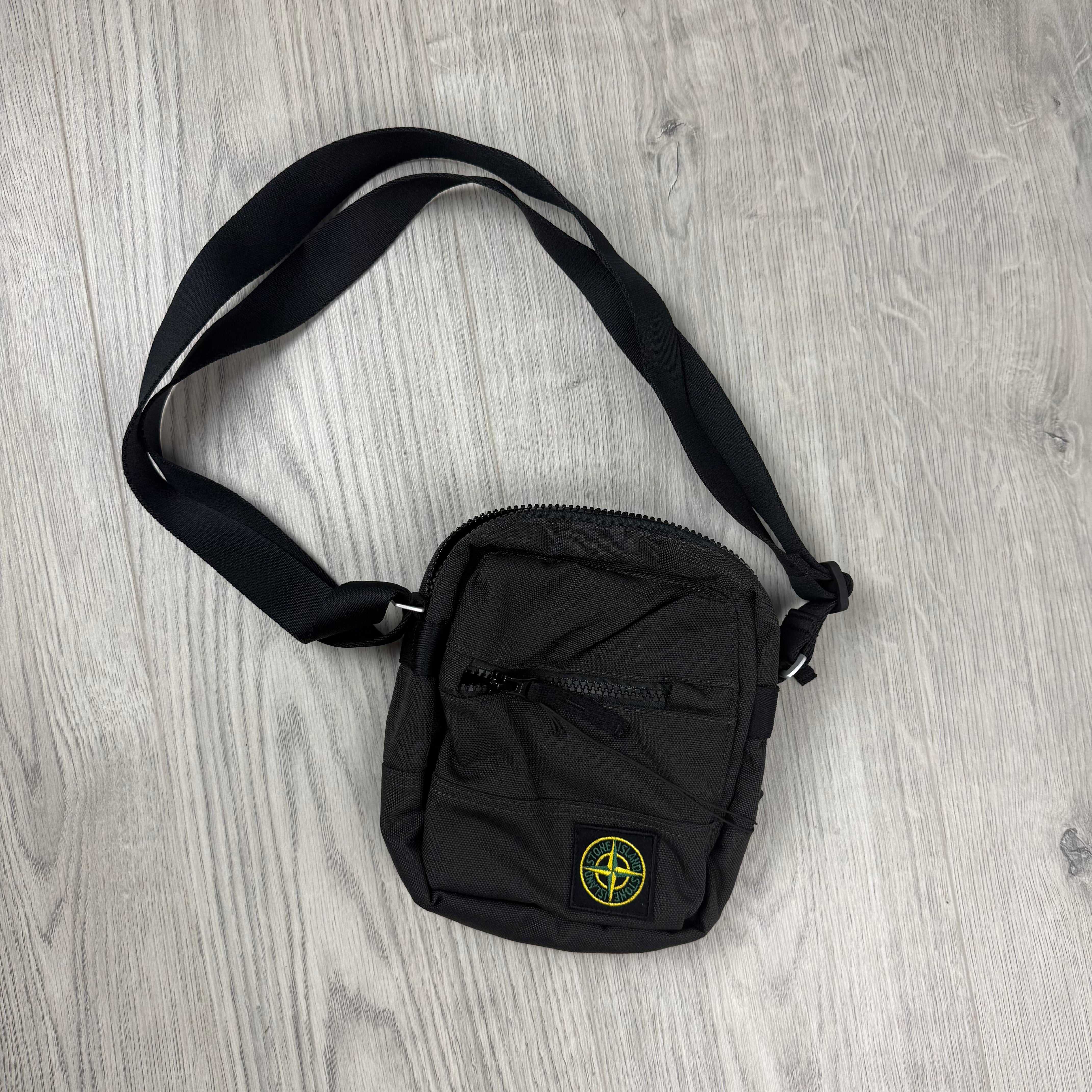 Stone Island CORDURA Messenger Bag - Lead Grey