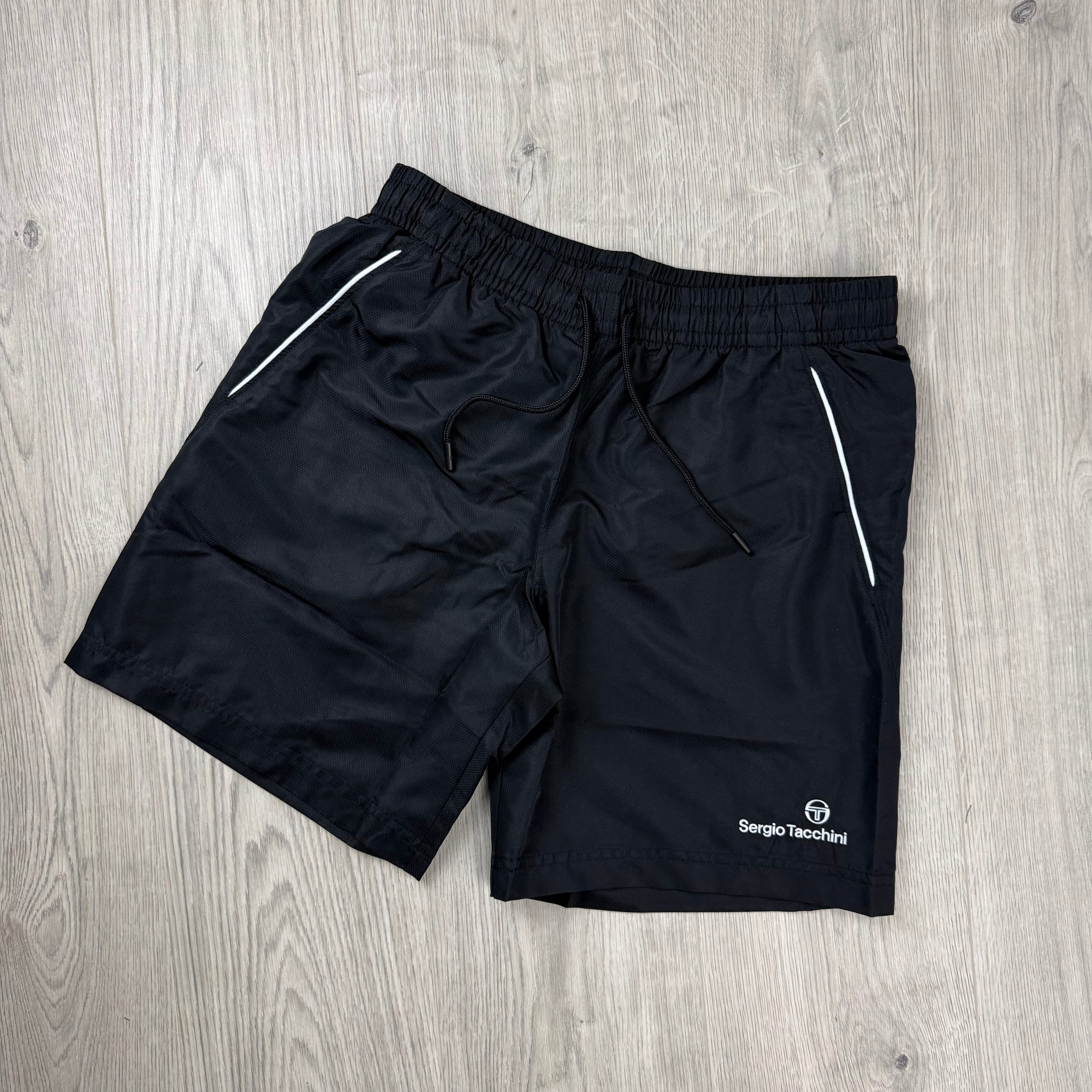 Sergio Tacchini 'Rob 021' Jersey Shorts - Black